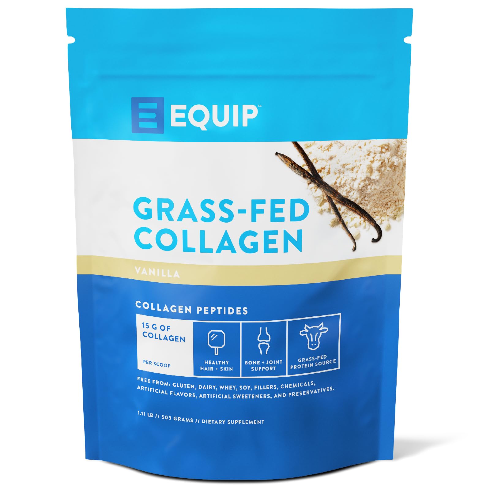 Foto 2 pulgar | Colágeno en Polvo Equip Foods Alimentado Con Pasto Hidrolizado 30 Porciones - Venta Internacional