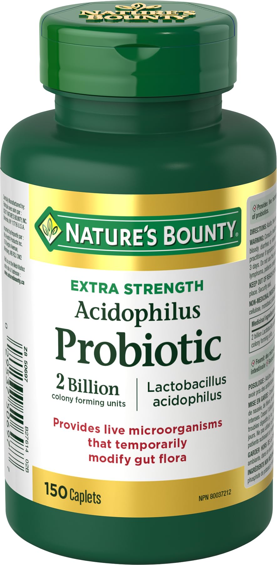 Foto 2 pulgar | Suplemento Nature's Bounty Acidophilus Probiotic 150 Cápsulas - Venta Internacional