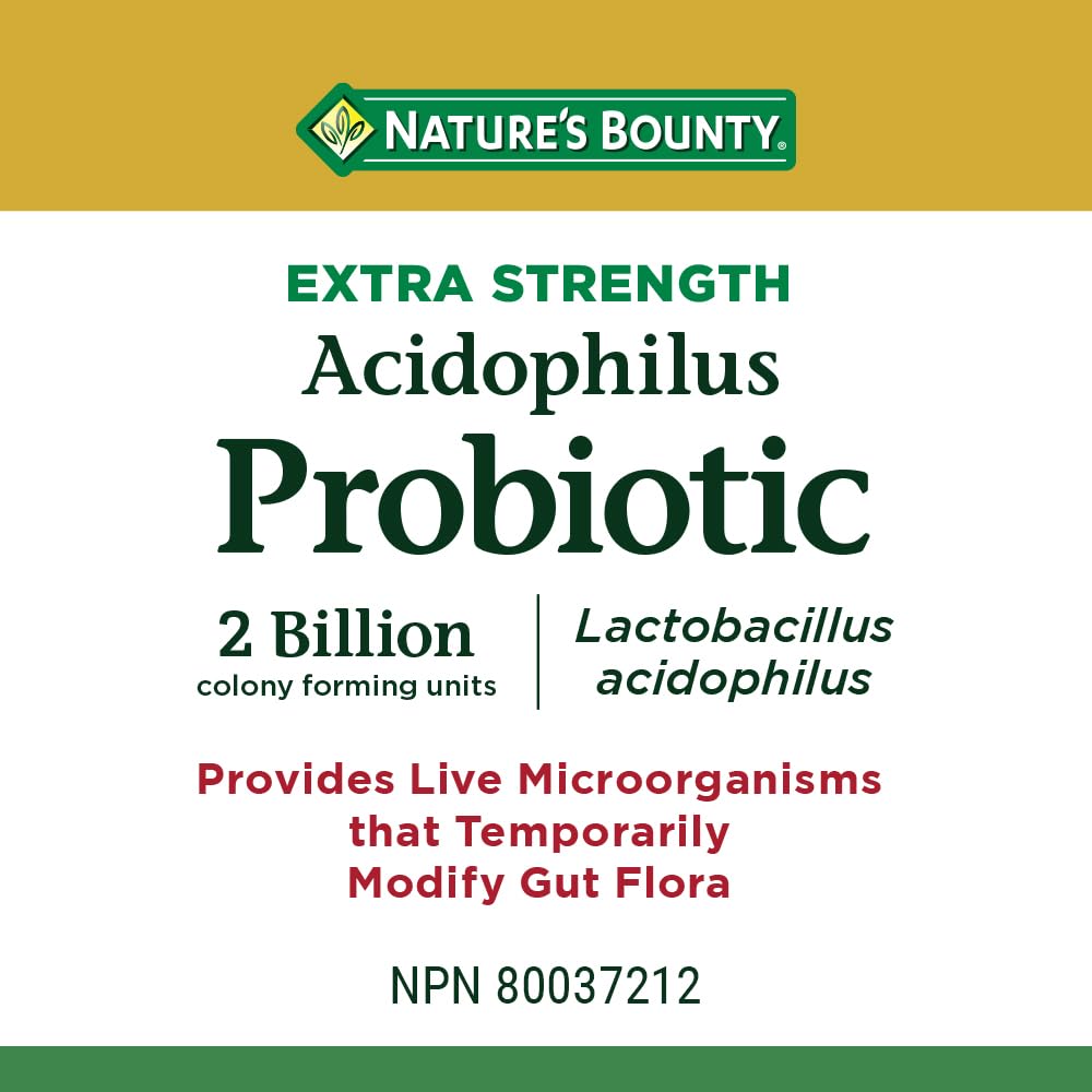 Foto 3 pulgar | Suplemento Nature's Bounty Acidophilus Probiotic 150 Cápsulas - Venta Internacional