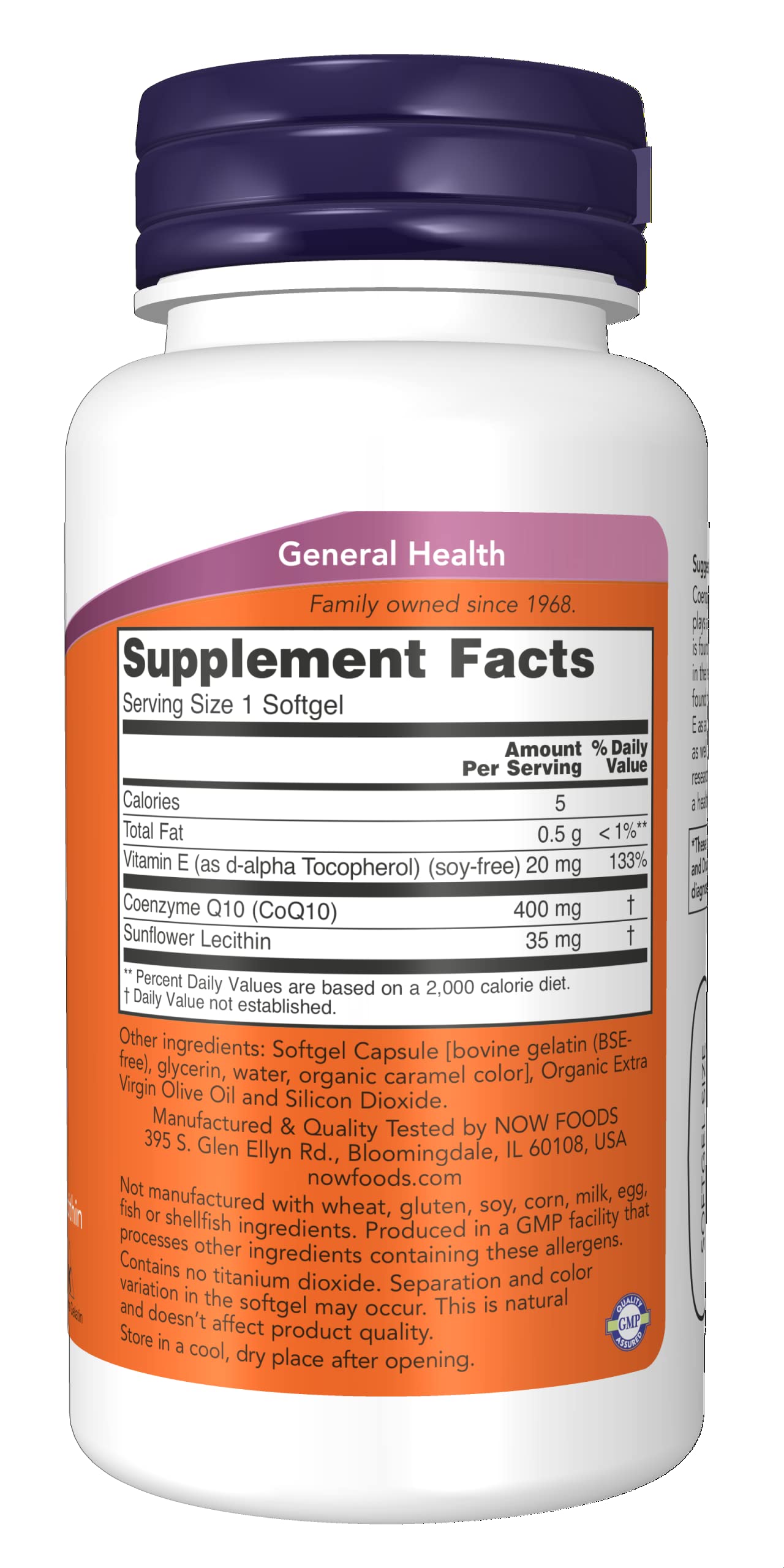 Foto 3 pulgar | Suplemento Now Foods Coq10, 400 Mg, Grado Farmacéutico, 30 Ml - Venta Internacional.
