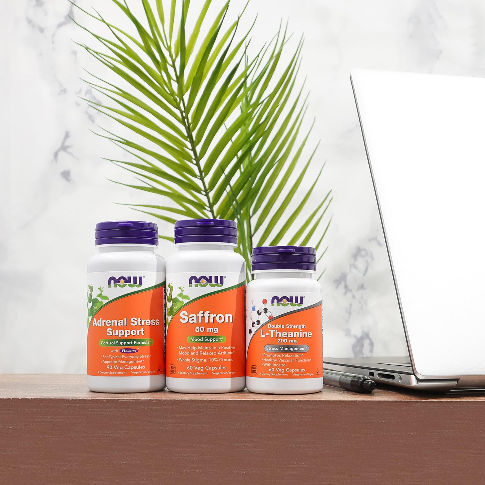 Foto 5 | Suplements Now Foods, Azafrán Y Hierbas Enteras, 50 Mg, 60 Cápsulas Vegetarianas - Venta Internacional.
