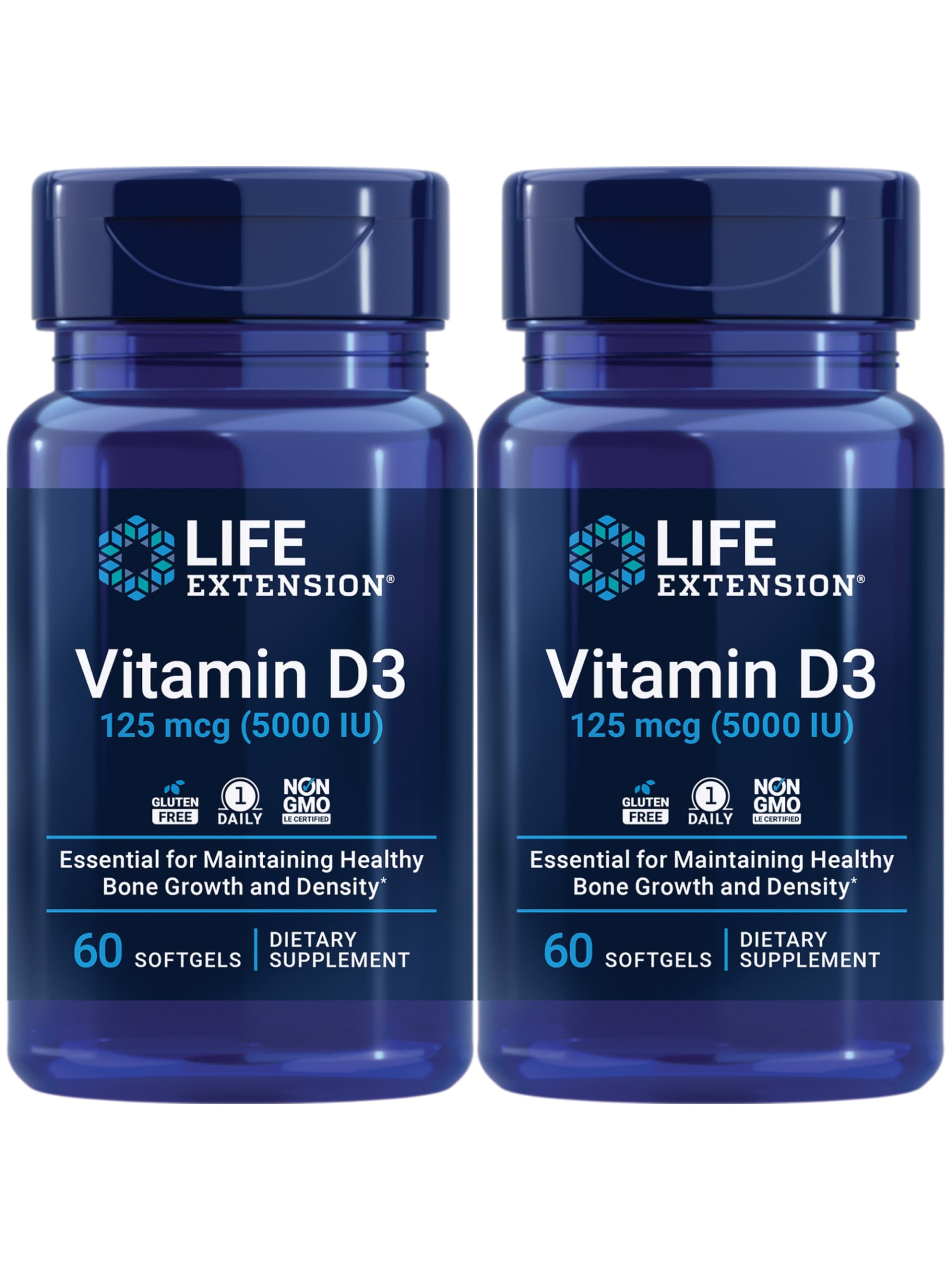 Suplemento Life Extension De Vitamina D3 125 Mcg (5000 Ui) X120 - Venta Internacional.