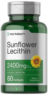 Foto 1 | Suplemento Horbäach, Lecitina De Girasol, 2400 Mg, 60 Cápsulas De Gelatina Blanda - Venta Internacional.