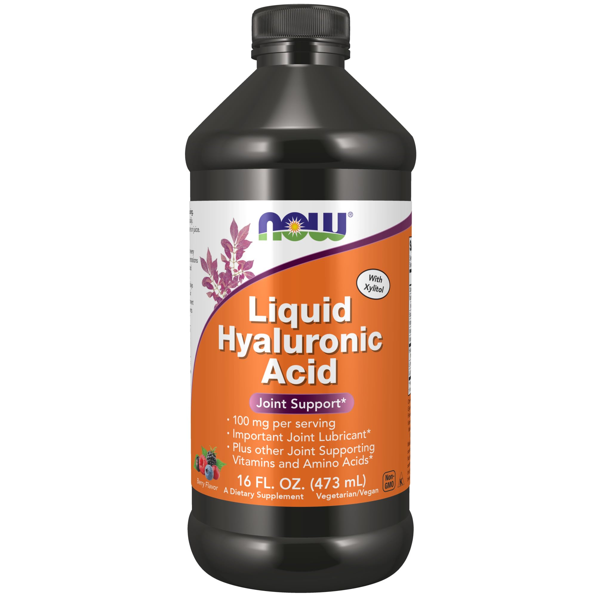 Suplemento De Ácido Hialurónico Líquido Now Foods, 473 Ml Con Vitamina - Venta Internacional.