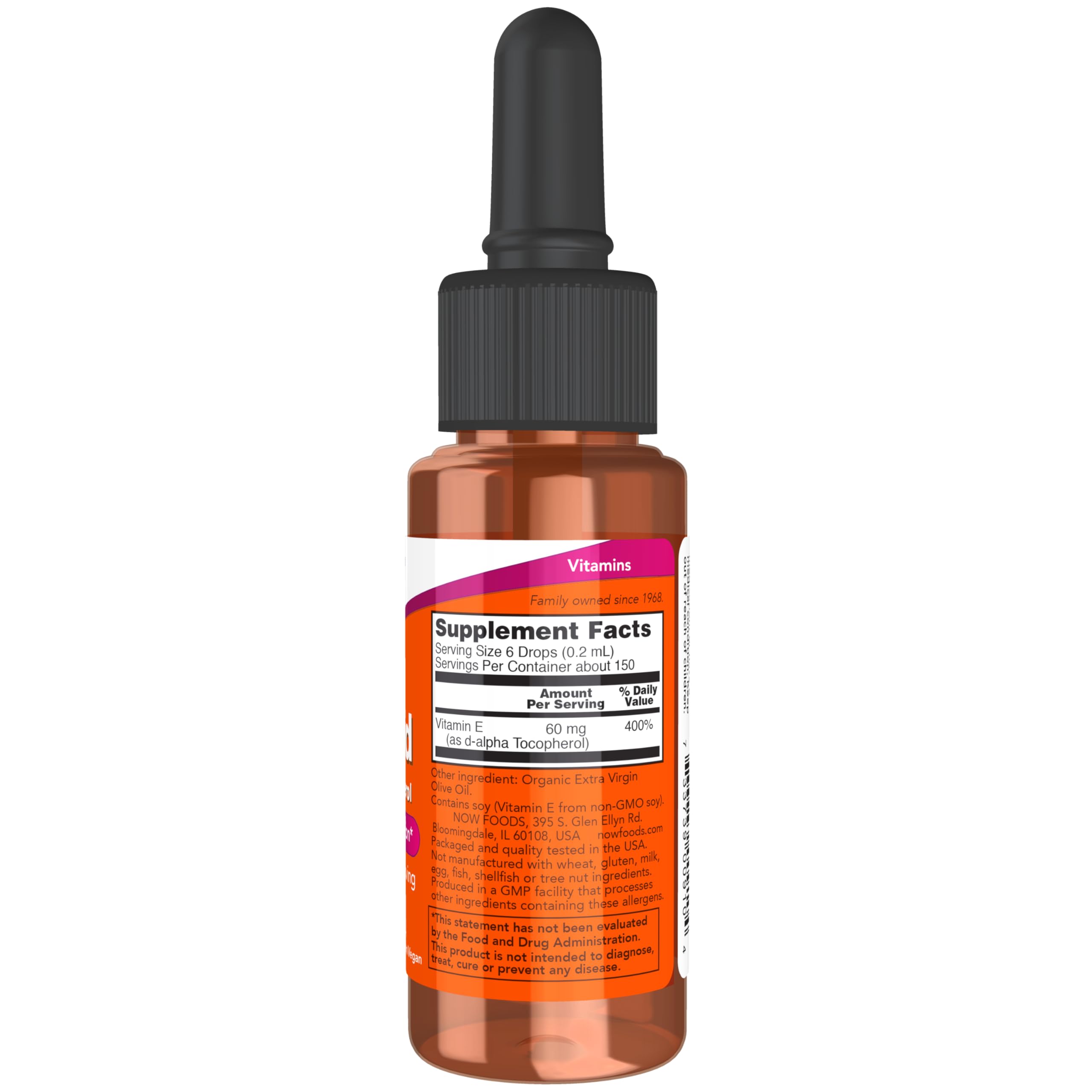 Foto 3 pulgar | Suplemento Líquido de Vitamina E Natural Now Foods 30 ml 13,650 Ui - Venta Internacional