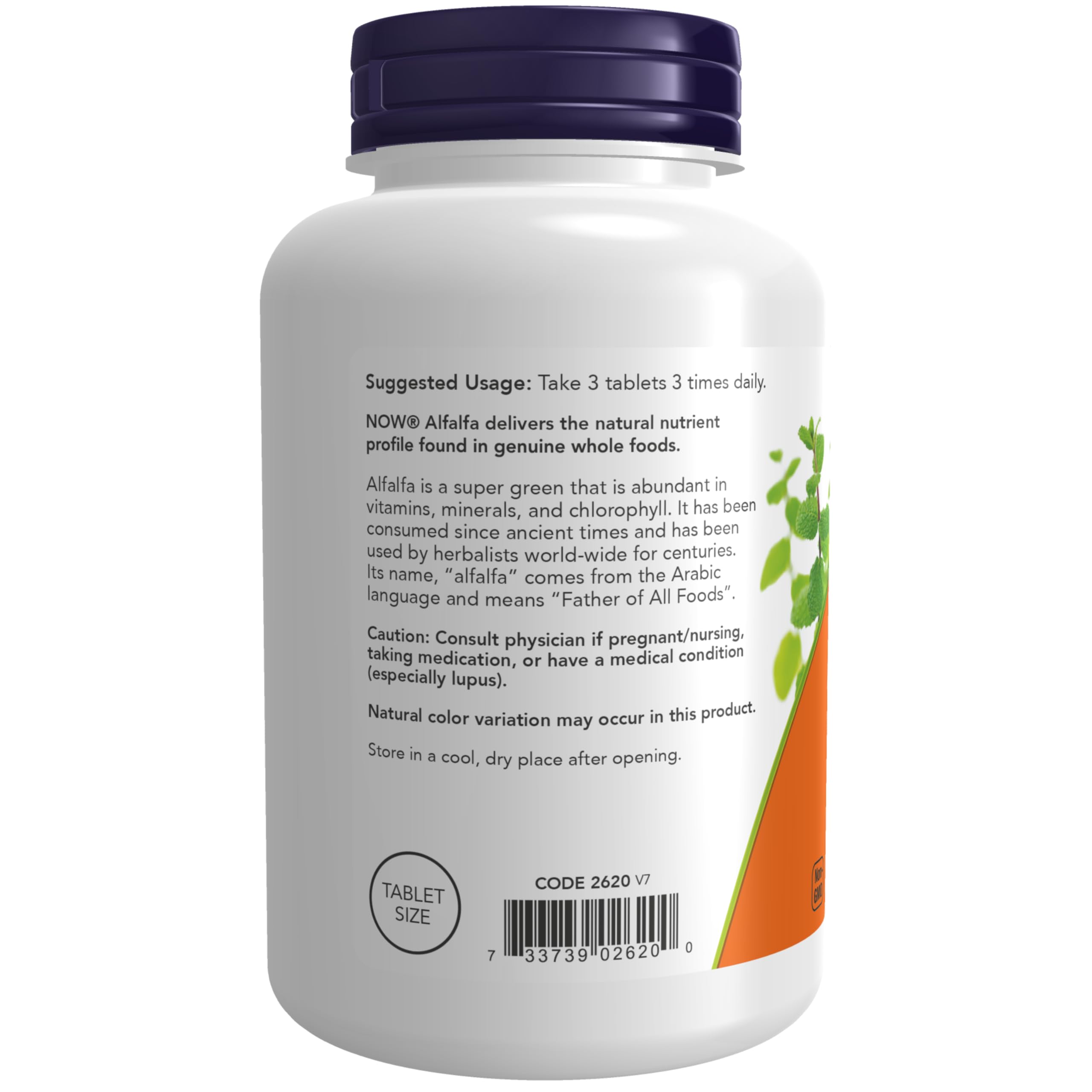 Foto 4 pulgar | Suplementos Now Foods Alfalfa 650 mg Superalimentos Verdes 250 Tabletas - Venta Internacional