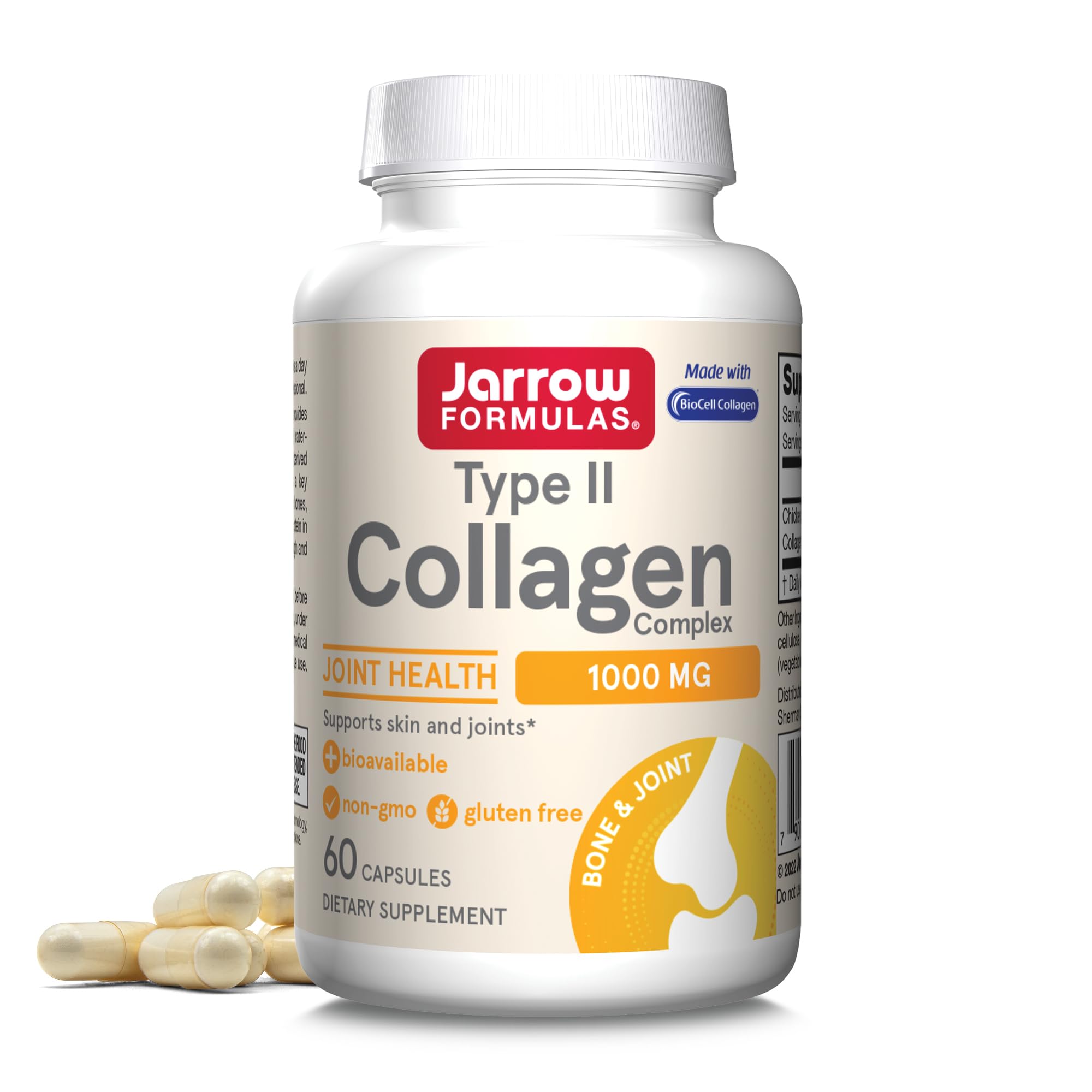 Foto 2 pulgar | Suplementos Del Complejo De Colágeno Tipo Ii De Jarrow Formulas, 1000 Mg - Venta Internacional.