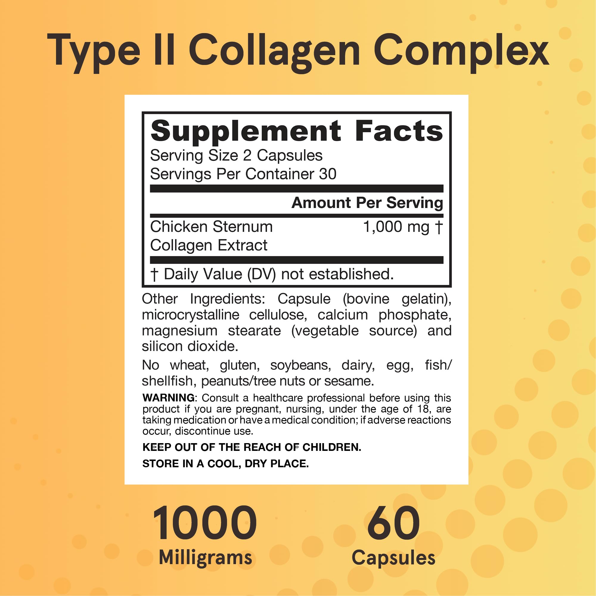 Foto 7 pulgar | Suplementos Del Complejo De Colágeno Tipo Ii De Jarrow Formulas, 1000 Mg - Venta Internacional.