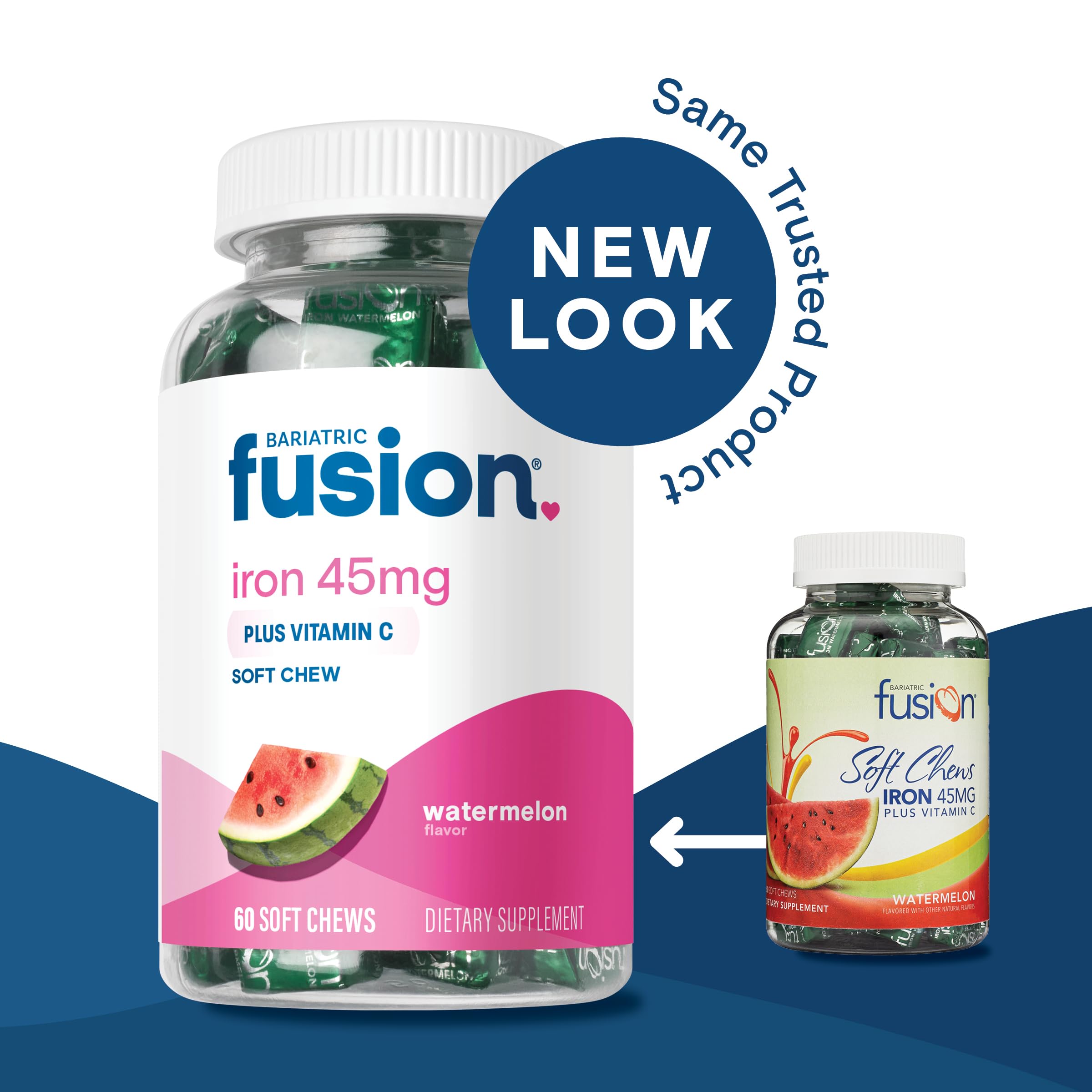 Foto 4 pulgar | Suplemento De Hierro Bariatric Fusion Iron Soft Chew, 45 Mg, 60 Unidades - Venta Internacional.