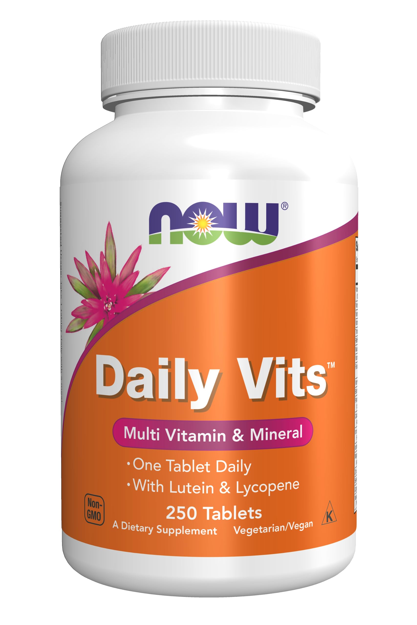 Foto 2 pulgar | Suplementos Diarios Vits™ De Now Foods, 250 Comprimidos Con Luteína Y Luteína - Venta Internacional.