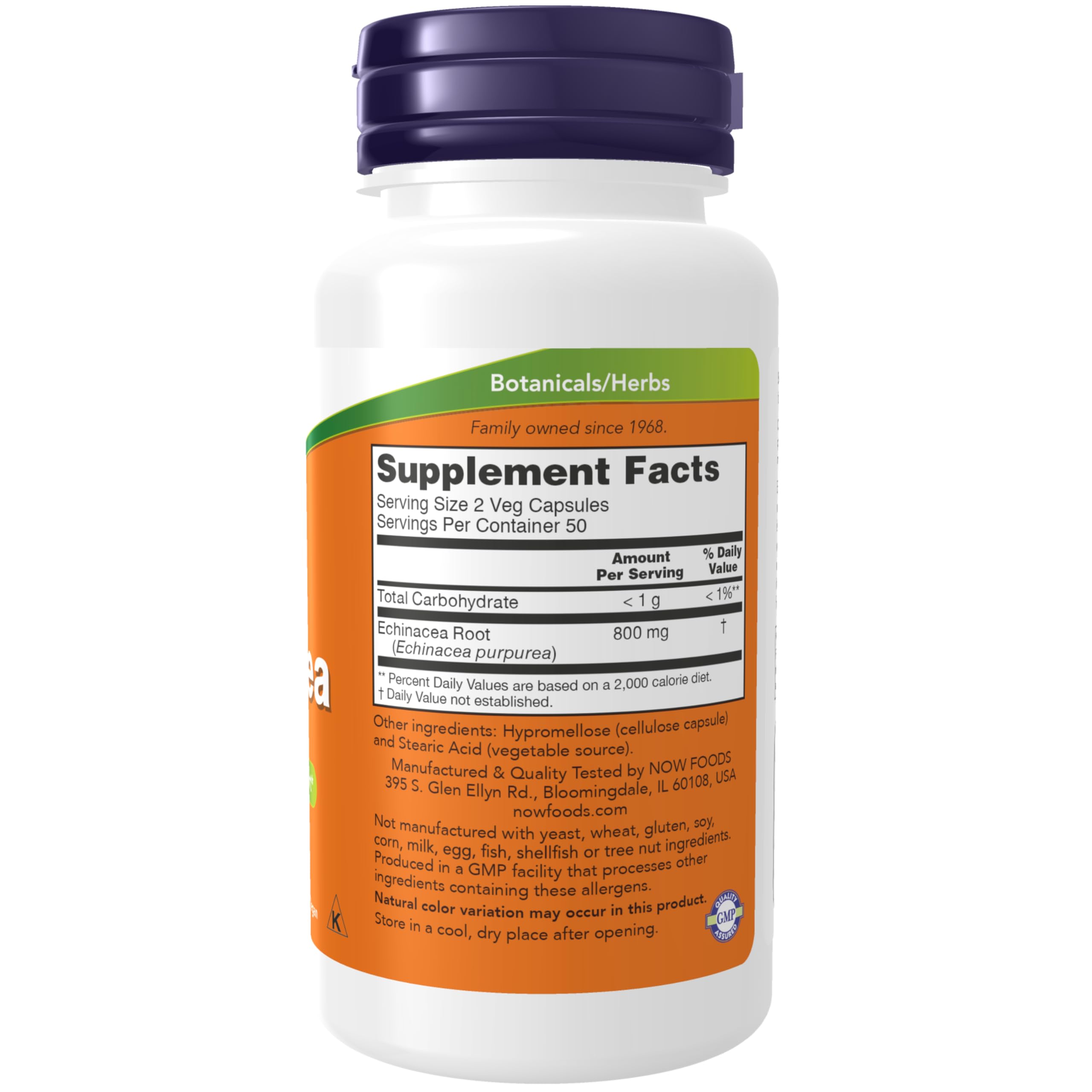 Foto 3 pulgar | Suplementos Now Foods Echinacea (raíz De Purpurea) 400 Mg 100 Ca - Venta Internacional.