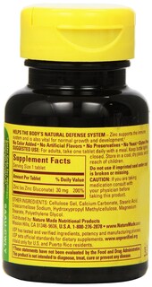 Foto 2 | Suplemento Nature Made Zinc 30 Mg 100 Comprimidos (paquete De 6) - Venta Internacional.