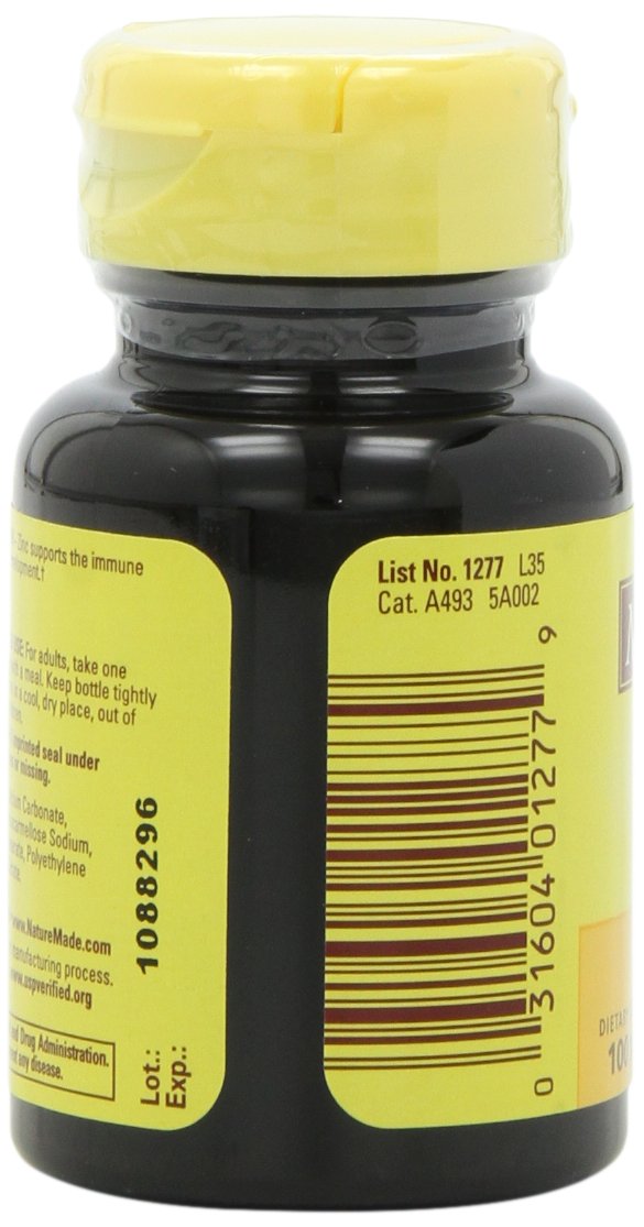 Foto 5 | Suplemento Nature Made Zinc 30 Mg 100 Comprimidos (paquete De 6) - Venta Internacional.