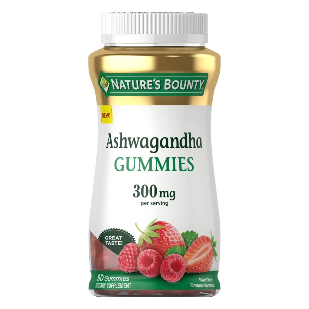 Foto 2 pulgar | Extracto De 300 Mg De Ksm-66 De Gummies Nature's Bounty Ashwagandha - Venta Internacional.