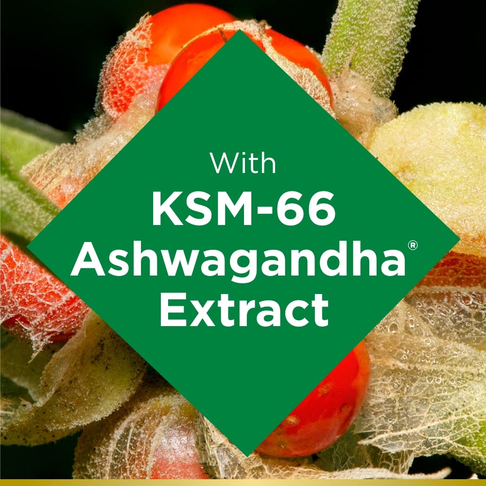 Foto 4 pulgar | Extracto De 300 Mg De Ksm-66 De Gummies Nature's Bounty Ashwagandha - Venta Internacional.