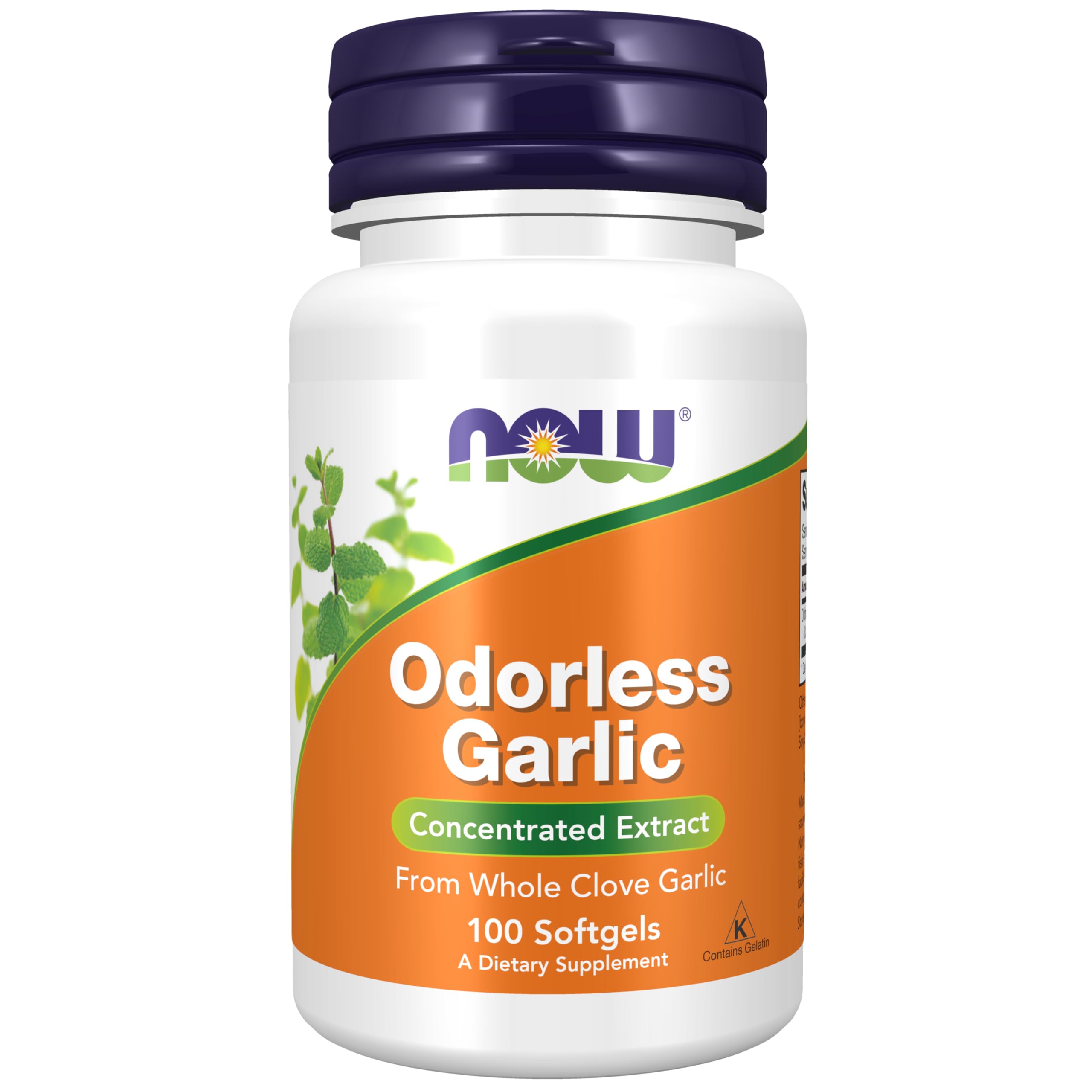 Extracto Concentrado De Ajo Sin Olor De Supplements Now Foods, 100 Cápsulas Blandas - Venta Internacional.