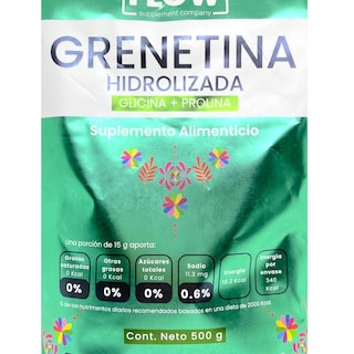 Foto 5 | Grenetina Hidrolizada Glicina Prolina 500 Grs Sin Sabor Flow