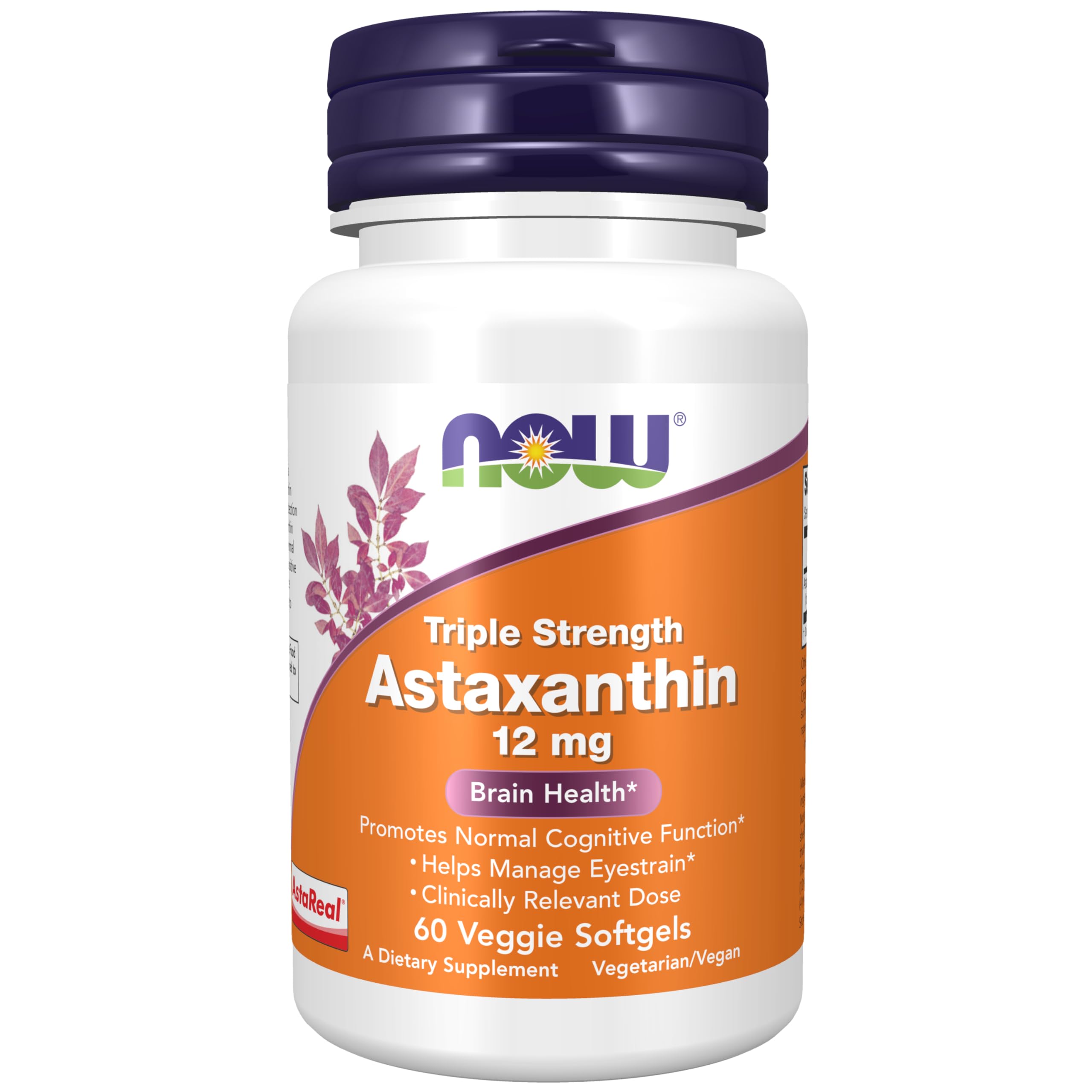 Foto 2 pulgar | Suplemento Now Foods De Astaxantina, 12 Mg, Triple Concentración, 60 G - Venta Internacional.
