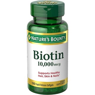 Foto 1 | Suplemento De Biotina Nature's Bounty De 10000 Mcg Para Cabello, Piel, N - Venta Internacional.