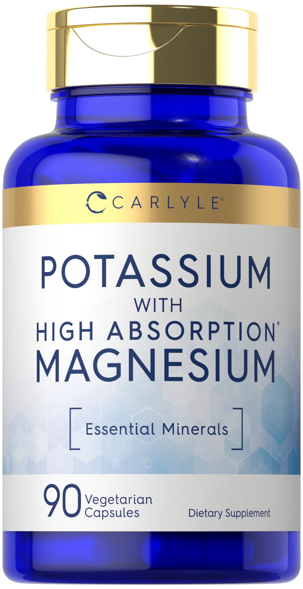 Suplemento Carlyle Potasio Magnesio 90 Cápsulas - Venta Internacional.