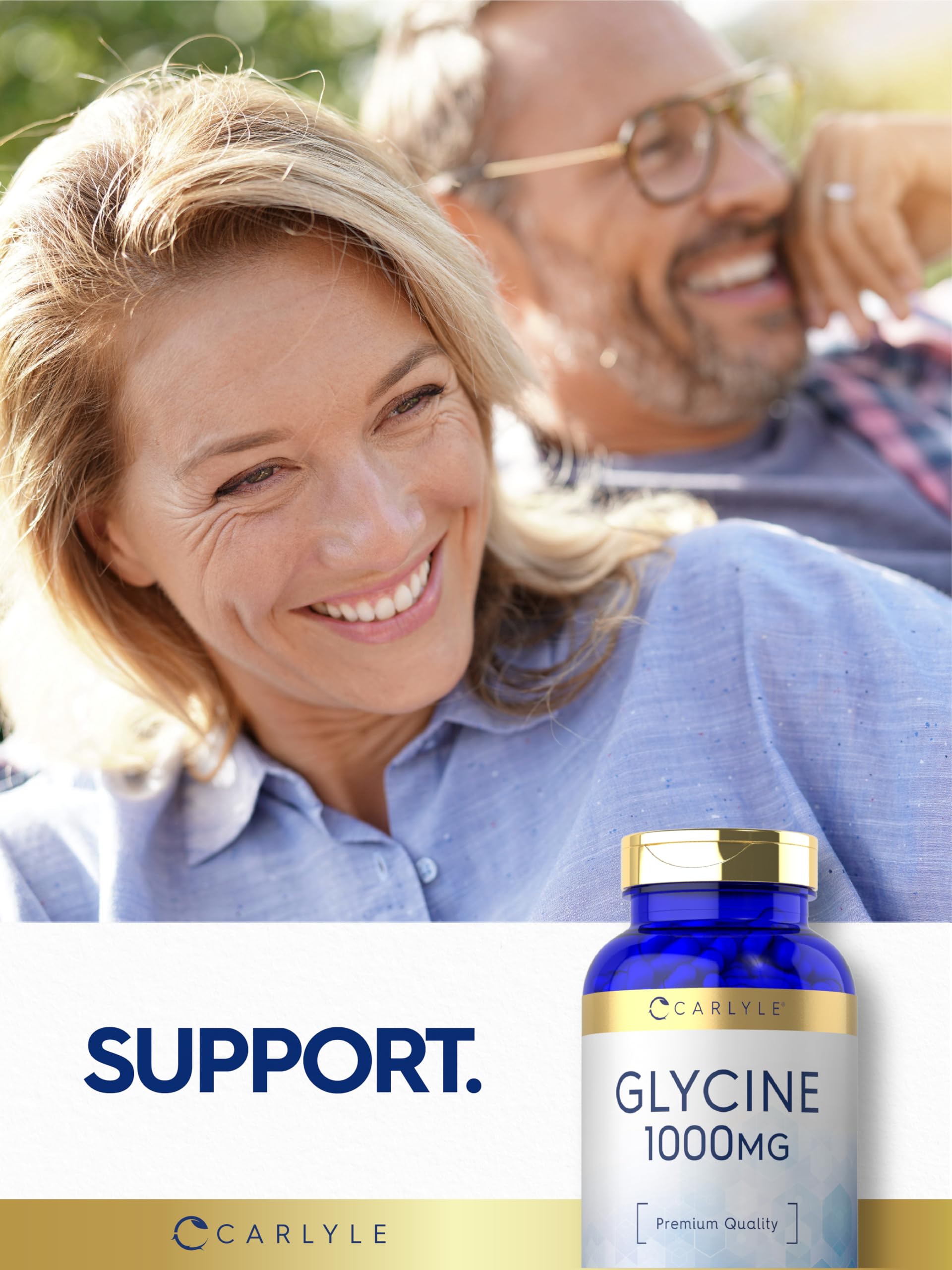 Foto 7 | Suplemento Carlyle Glycine 1000 Mg 90 Cápsulas De Liberación Rápida - Venta Internacional.