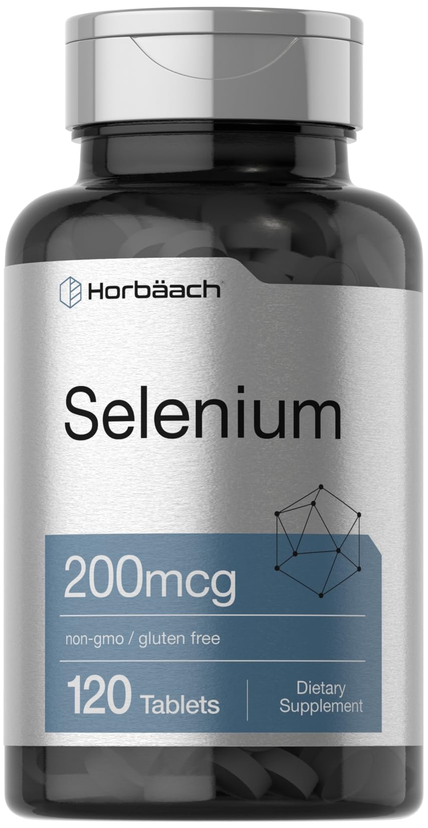 Foto 2 pulgar | Suplemento Horbäach Selenium 200 Mcg | 120 Tabletas - Venta Internacional.