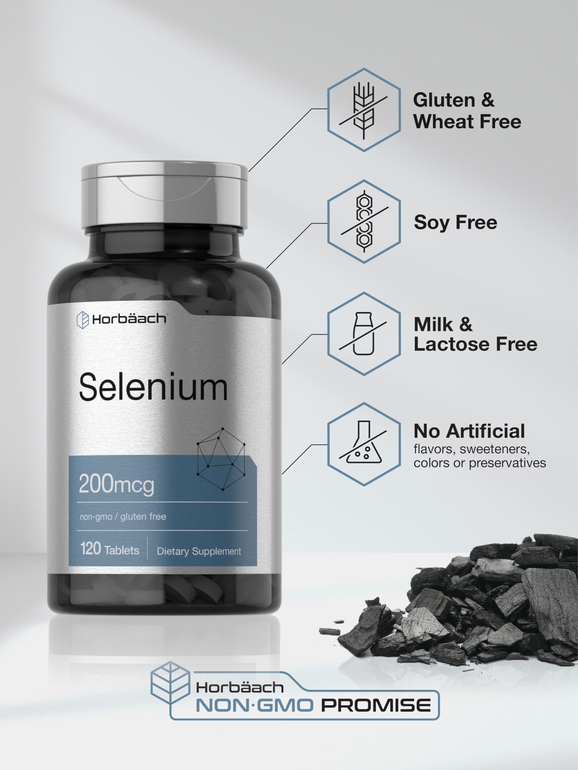 Foto 5 | Suplemento Horbäach Selenium 200 Mcg | 120 Tabletas - Venta Internacional.