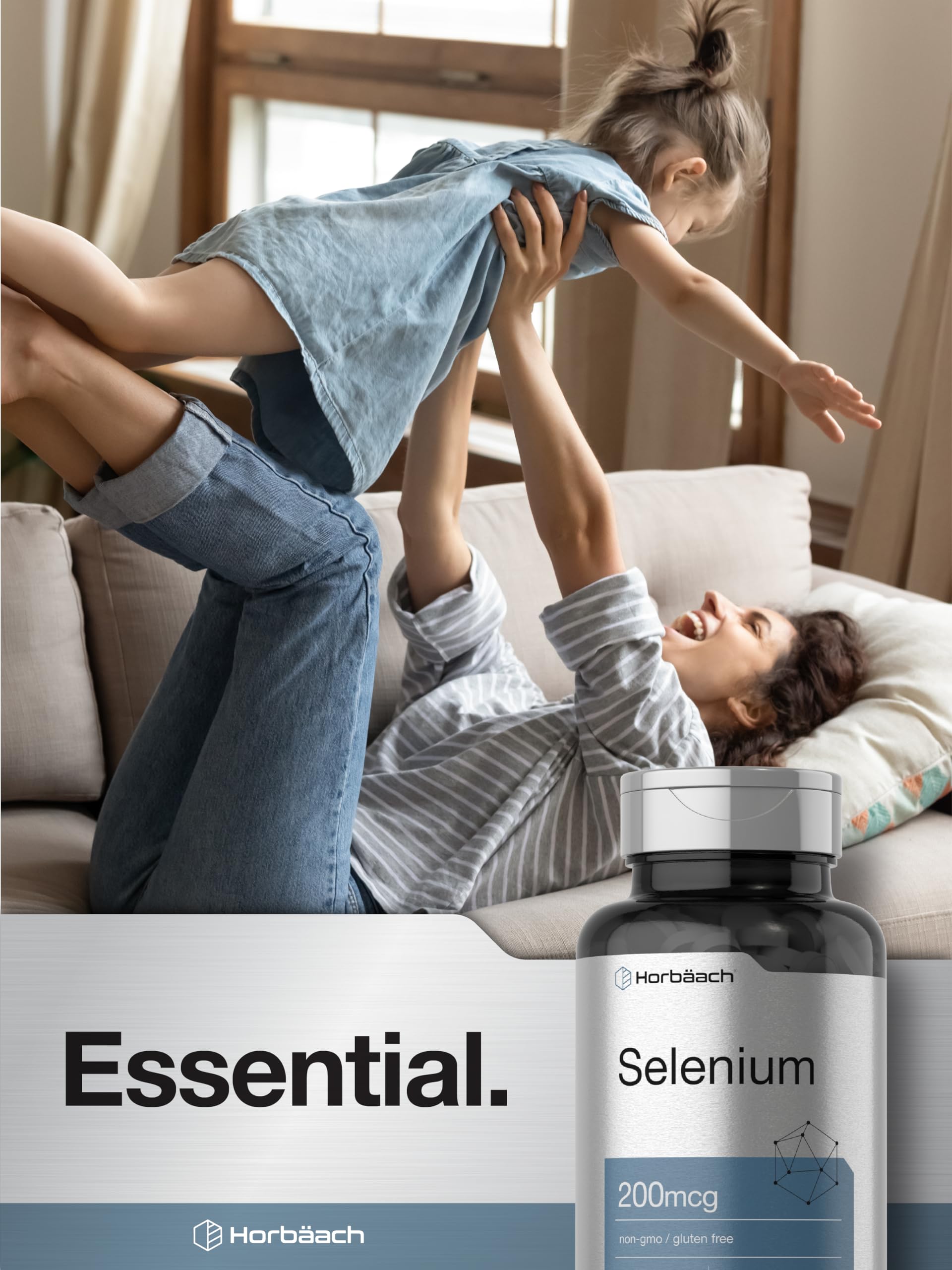 Foto 8 pulgar | Suplemento Horbäach Selenium 200 Mcg | 120 Tabletas - Venta Internacional.