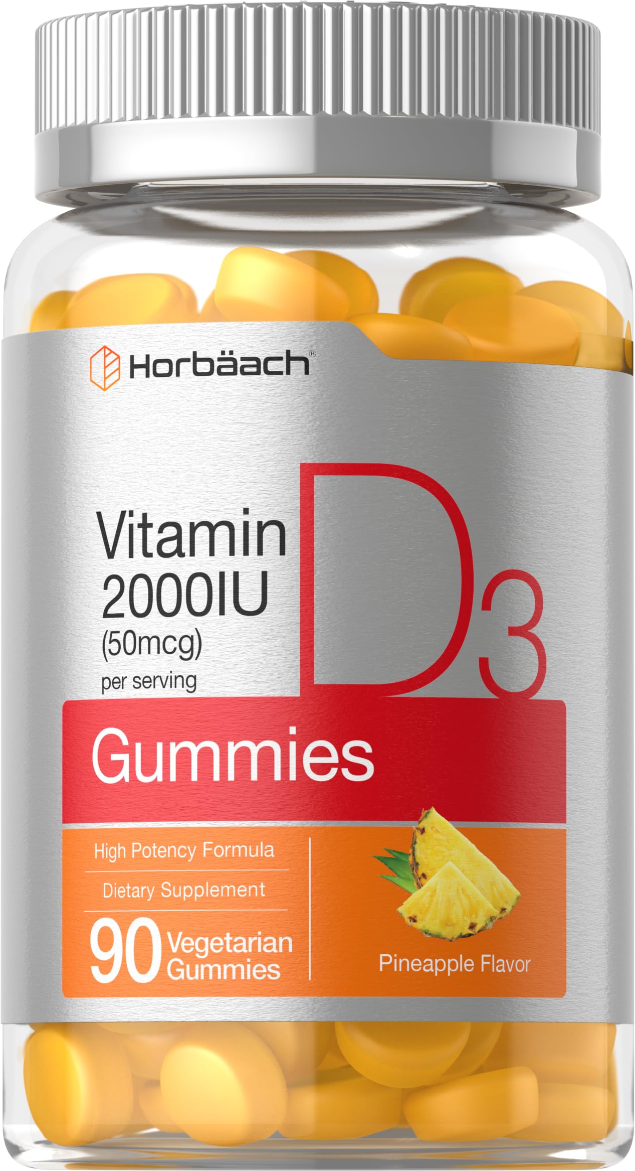 Foto 2 pulgar | Gomitas Horbäach Con Suplemento De Vitamina D, 2000 Ui, 90 Unidades - Venta Internacional.