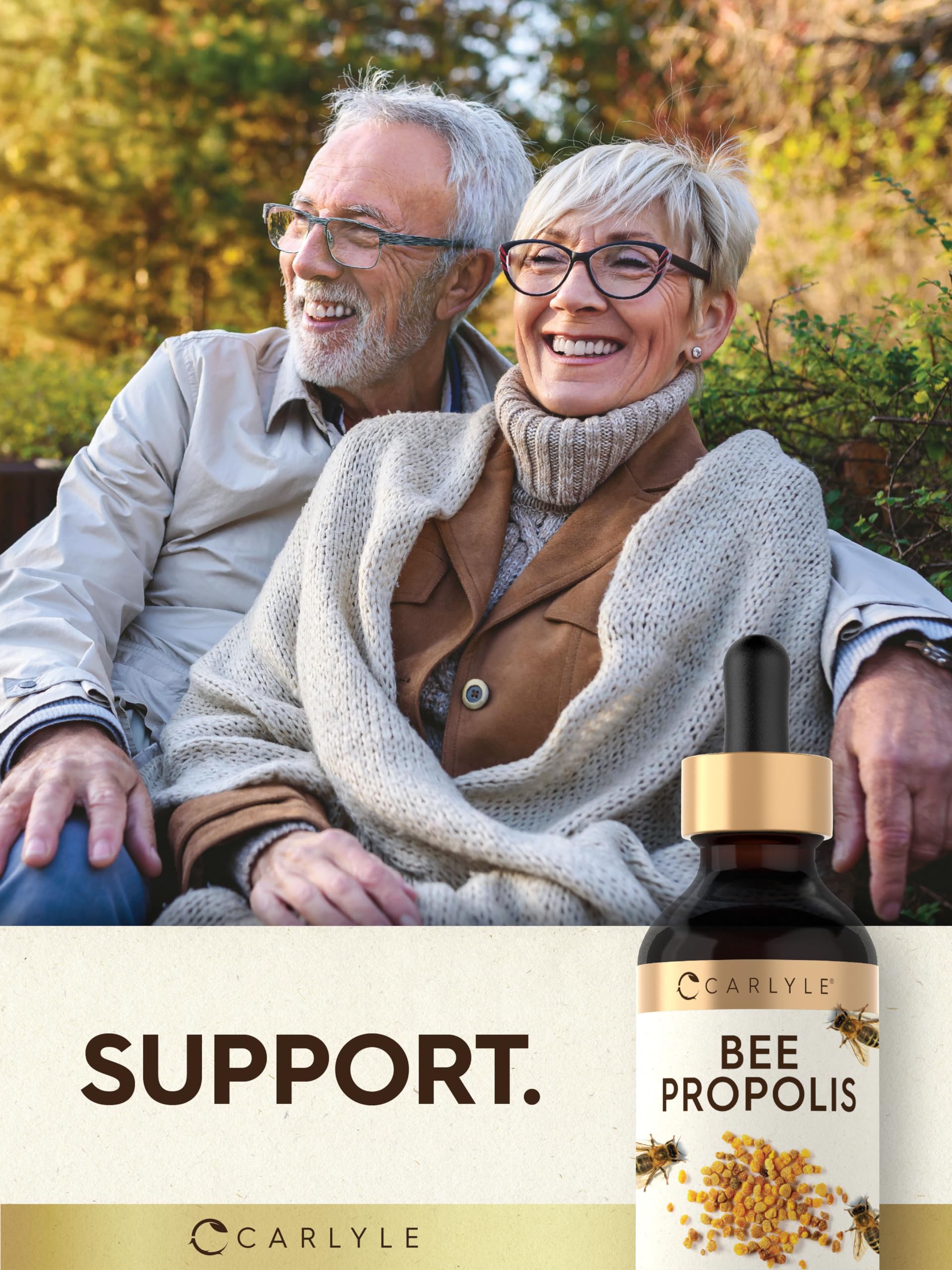Foto 7 | Gotas De Tintura De Propóleo De Abeja Carlyle, 60 Ml, Extracto Líquido - Venta Internacional.