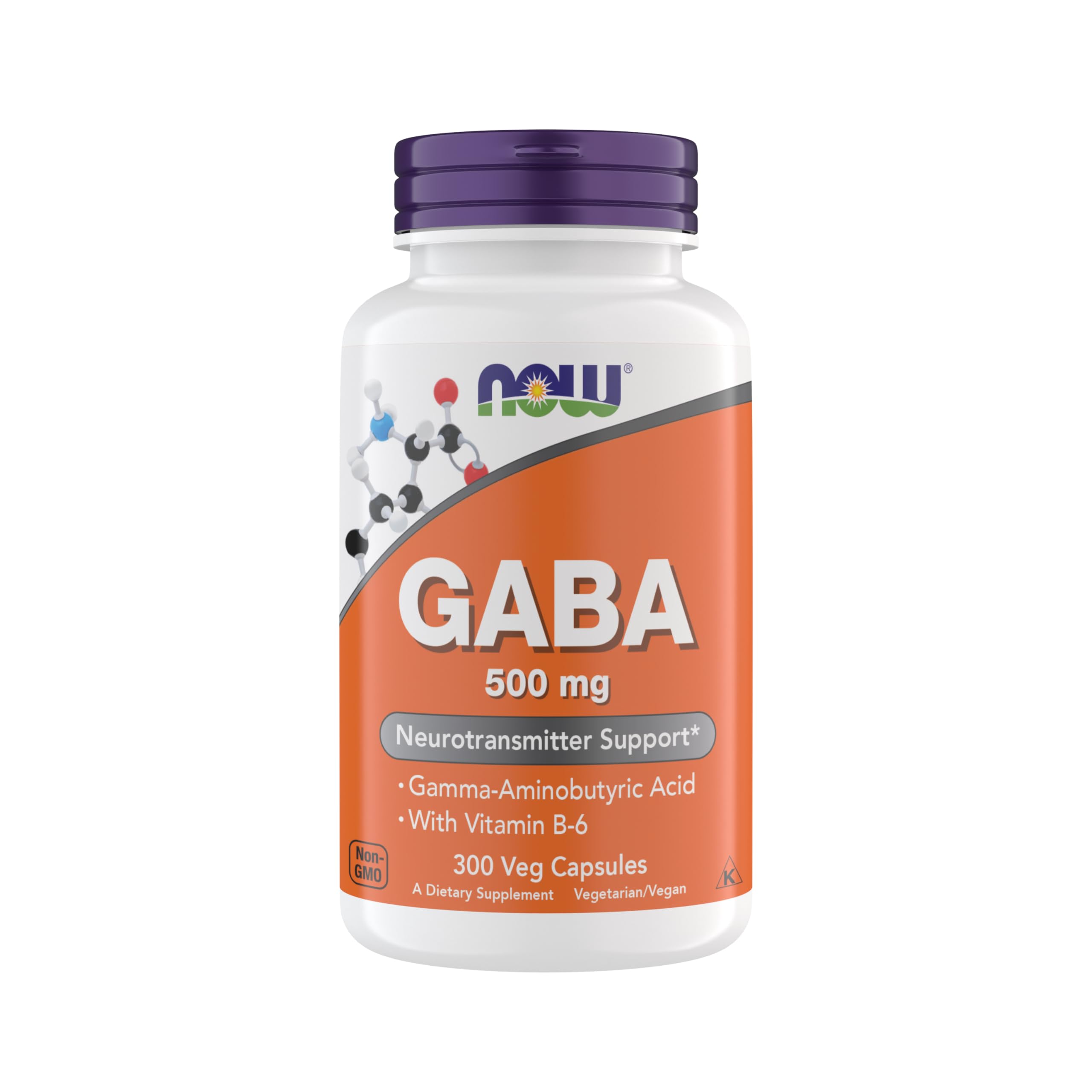 Foto 2 pulgar | Suplemento Now: Gaba, 500 Mg, Cápsulas, 300 G, Kosher Veganas - Venta Internacional.