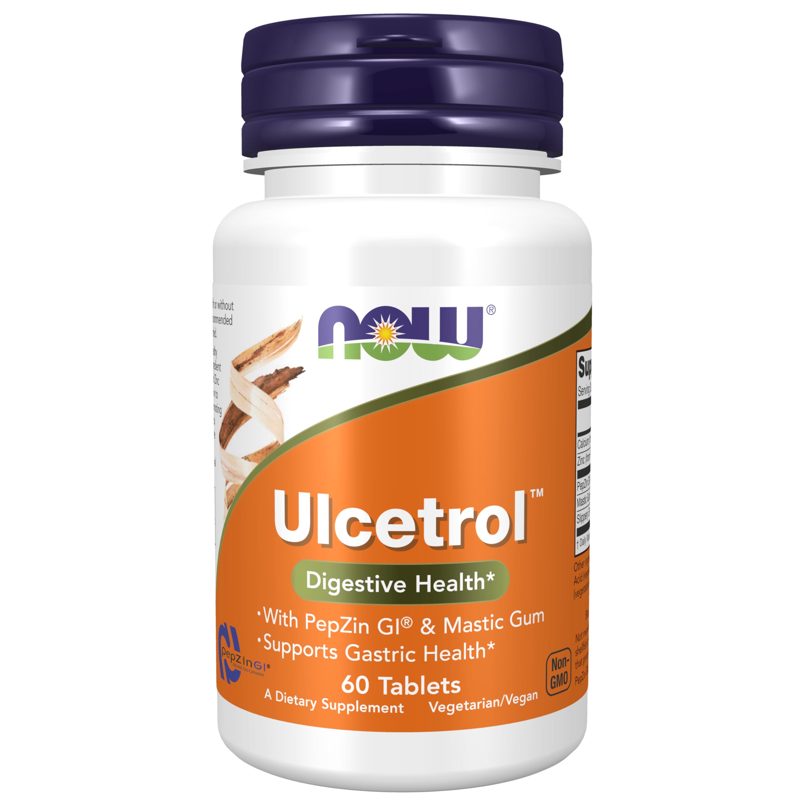 Foto 2 pulgar | Suplemento Para La Salud Digestiva Ulcetrol™ De Now Foods, 60 Comprimidos - Venta Internacional.