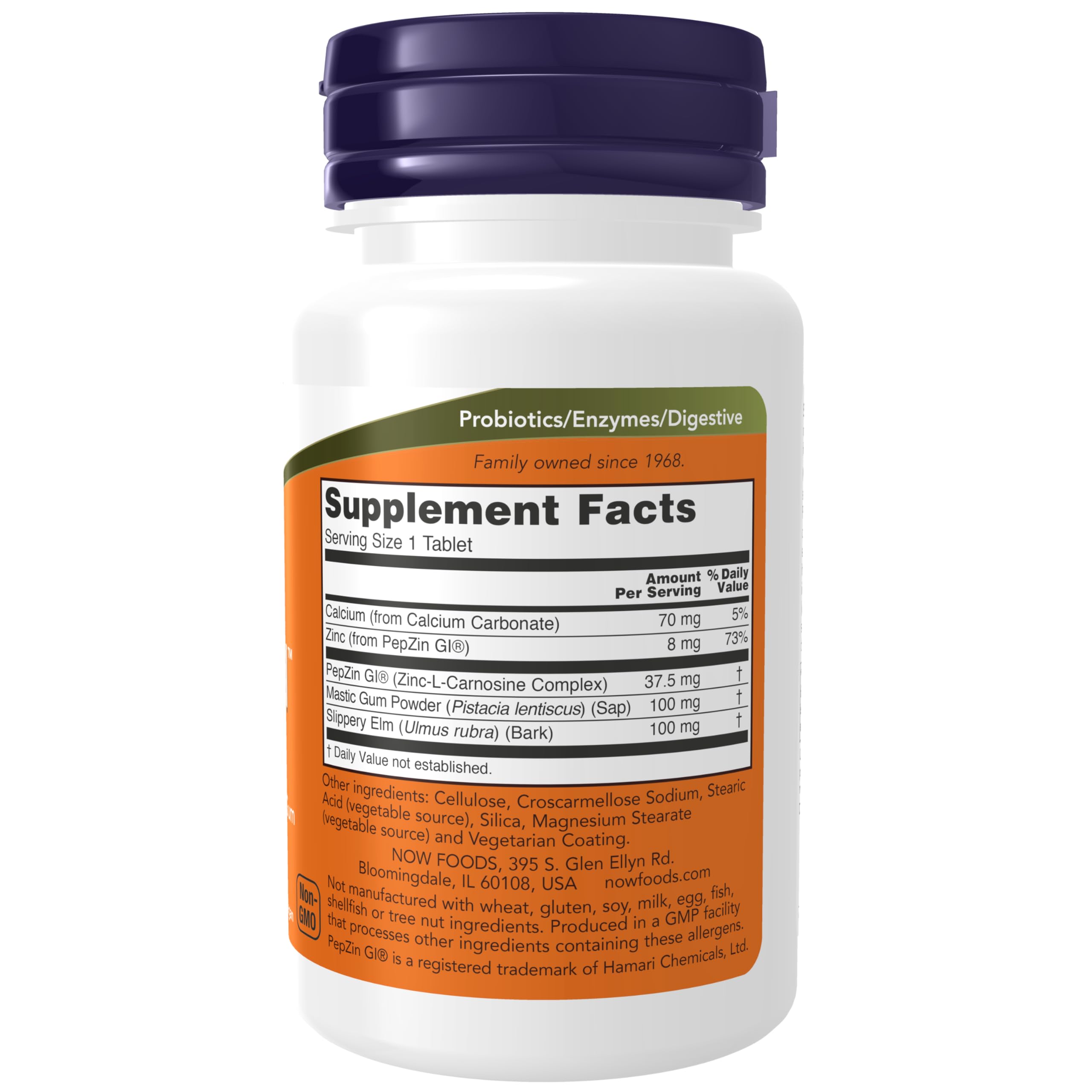 Foto 3 pulgar | Suplemento Para La Salud Digestiva Ulcetrol™ De Now Foods, 60 Comprimidos - Venta Internacional.
