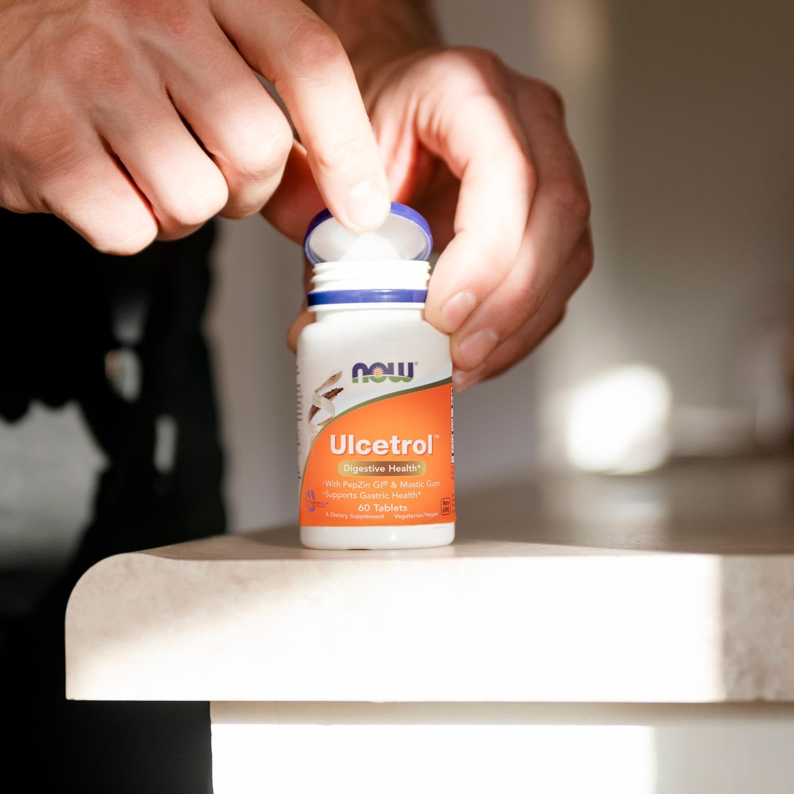 Foto 6 pulgar | Suplemento Para La Salud Digestiva Ulcetrol™ De Now Foods, 60 Comprimidos - Venta Internacional.