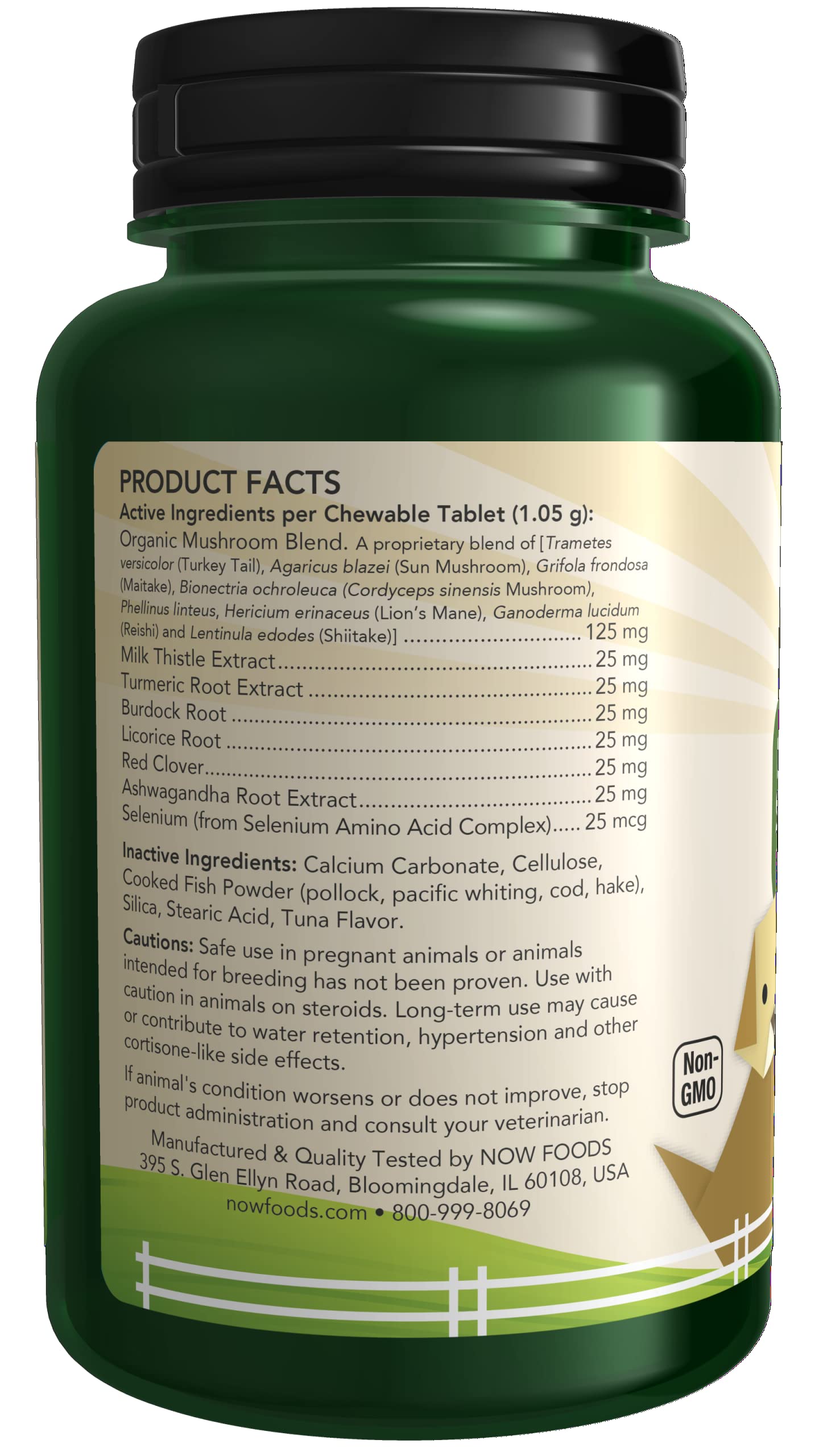 Foto 3 pulgar | Supplement Now Foods Pet Health Immune Support 90 Comprimidos - Venta Internacional.