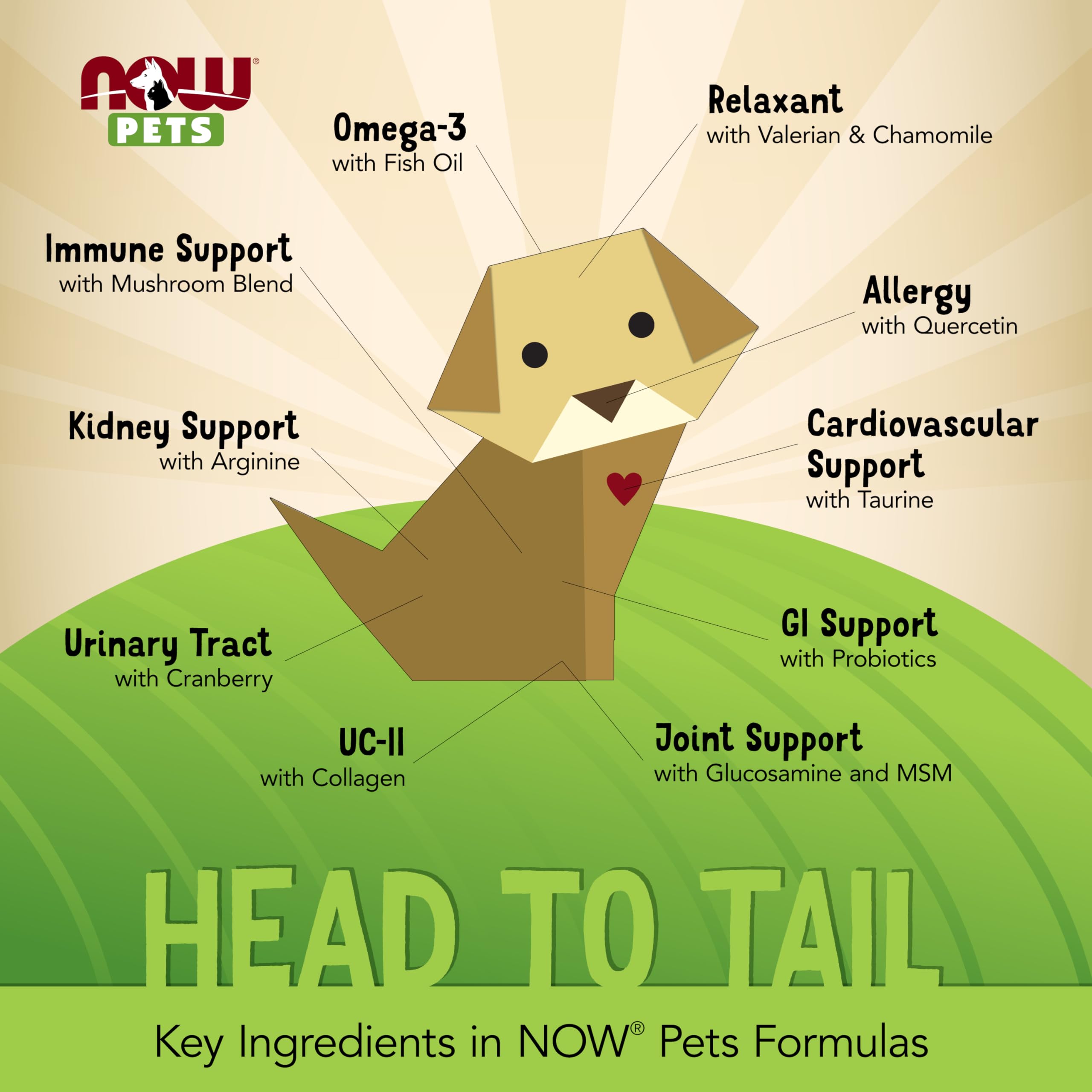 Foto 5 pulgar | Supplement Now Foods Pet Health Immune Support 90 Comprimidos - Venta Internacional.