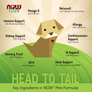 Foto 4 | Supplement Now Foods Pet Health Immune Support 90 Comprimidos - Venta Internacional.