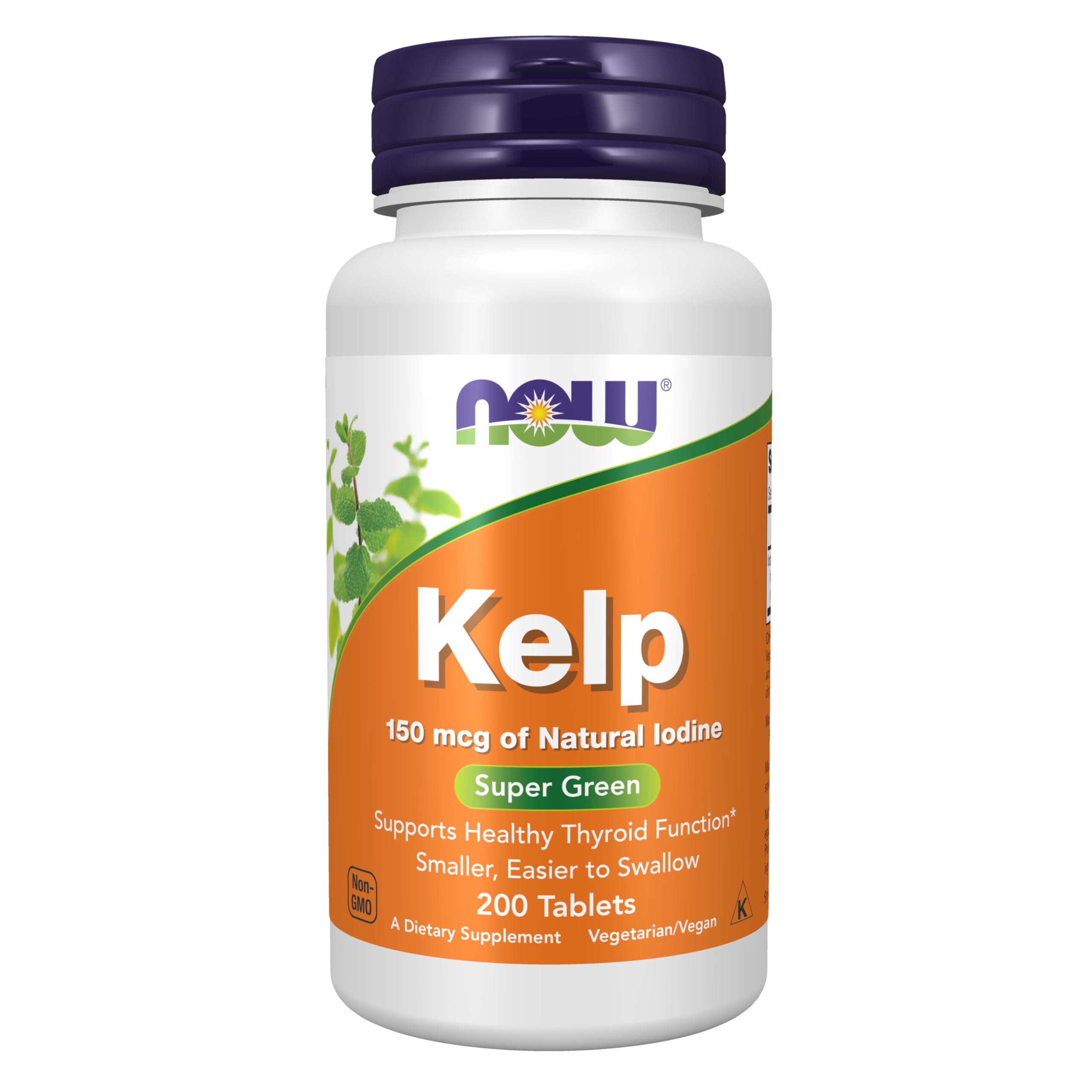 Foto 2 pulgar | Suplemento Now Foods Kelp 150 Mcg De Yodo Natural, 200 Tabletas - Venta Internacional.