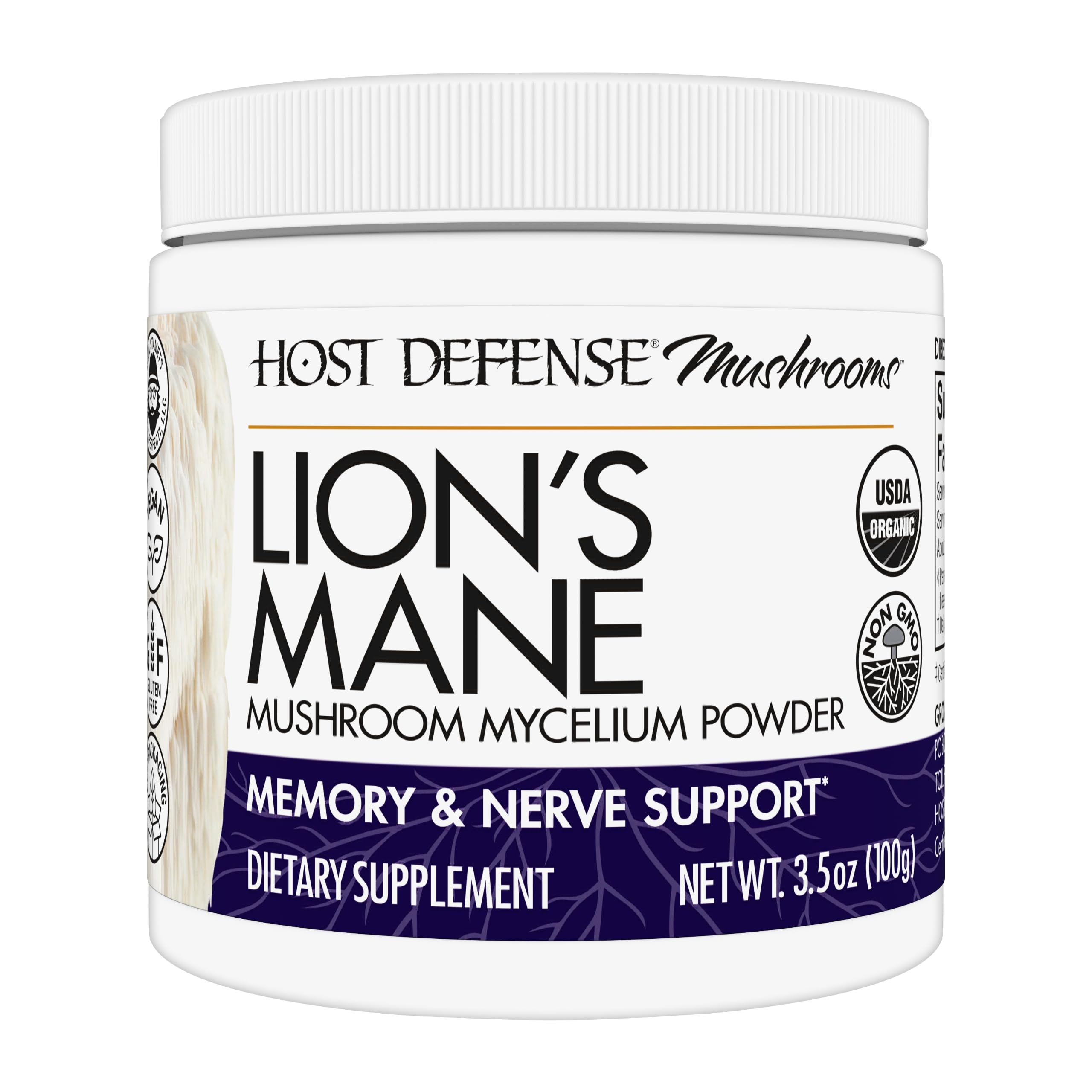 Foto 2 pulgar | Suplemento Host Defense Lion's Mane Powder 100 Ml - Venta Internacional.