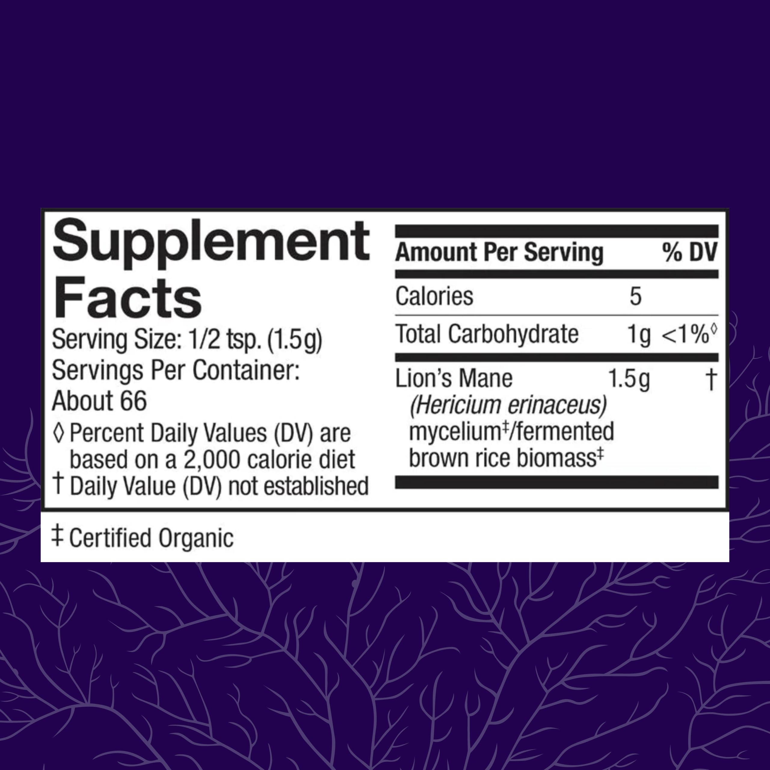 Foto 3 pulgar | Suplemento Host Defense Lion's Mane Powder 100 Ml - Venta Internacional.