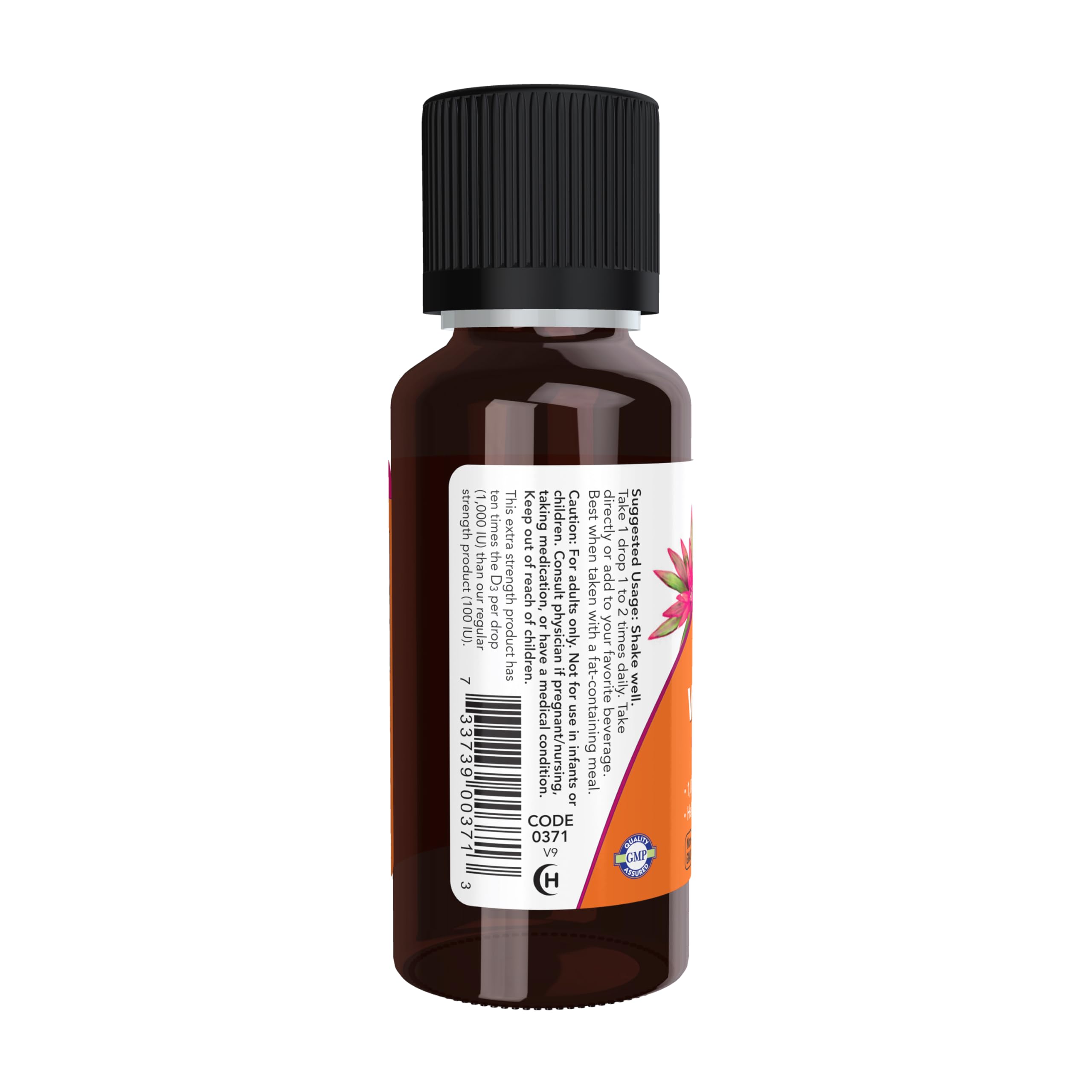Foto 3 | Suplemento Now Foods, Vitamina D-3, Extra Fuerte, 30 Ml - Venta Internacional.