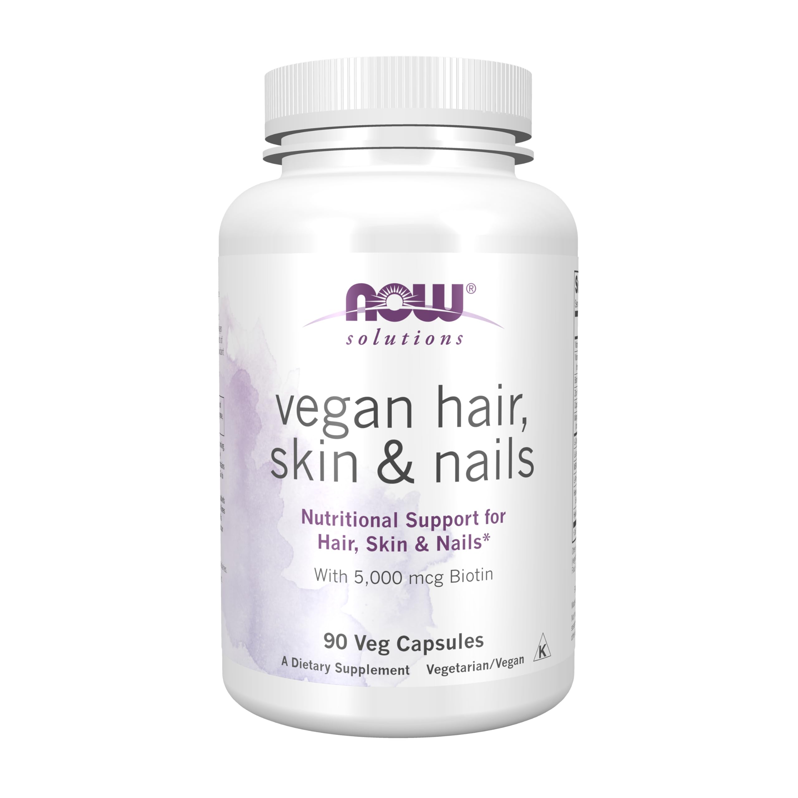 Foto 2 pulgar | Supplement Now Foods Solutions Para Cabello, Piel Y Uñas Veganas, 90 Cápsulas - Venta Internacional.