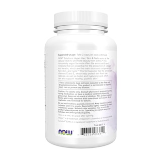 Foto 2 | Supplement Now Foods Solutions Para Cabello, Piel Y Uñas Veganas, 90 Cápsulas - Venta Internacional.