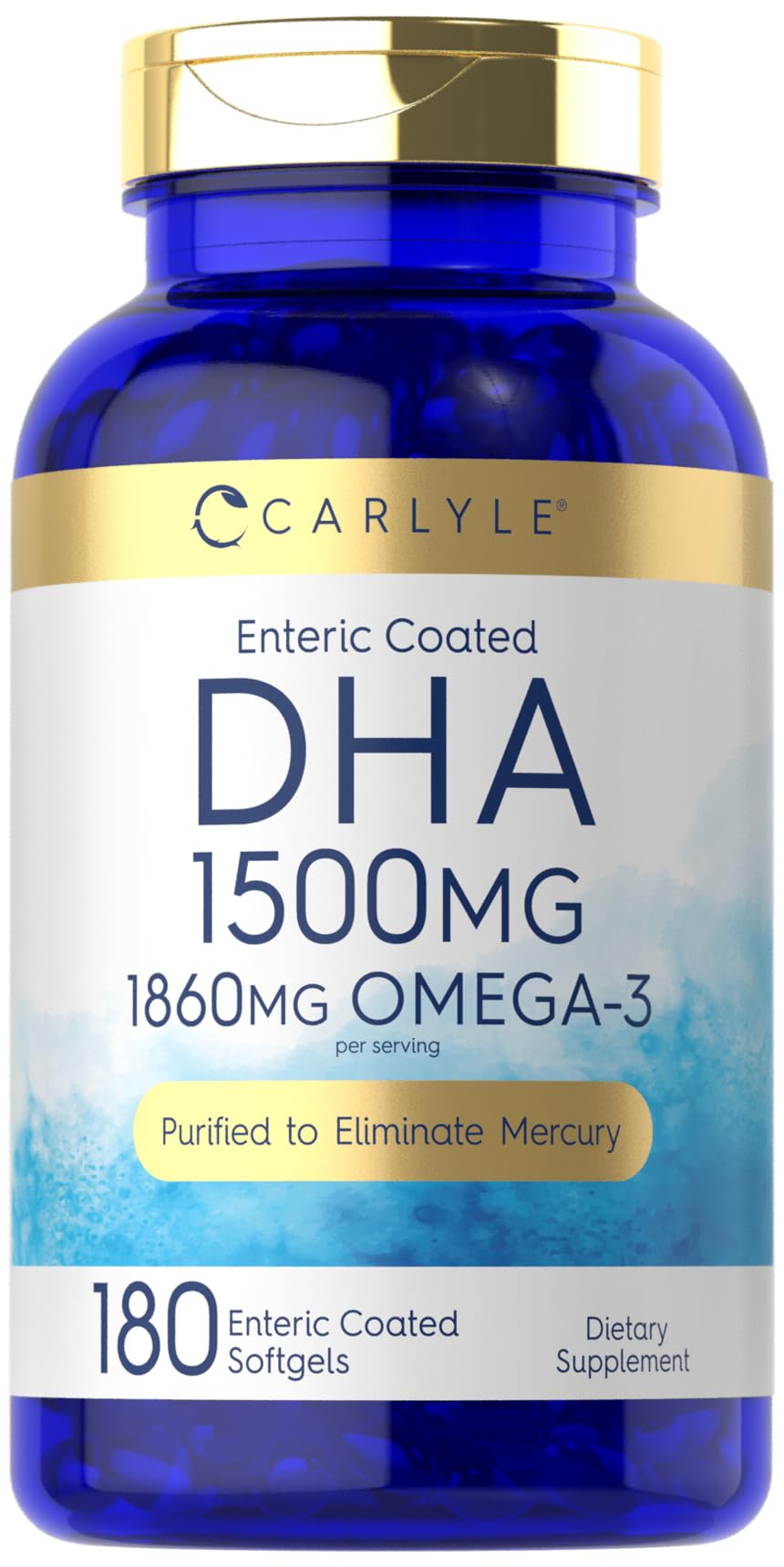 Foto 2 pulgar | Suplemento Carlyle Dha 1500 Mg 180 Cápsulas Blandas De Omega-3 Sin Ogm - Venta Internacional.
