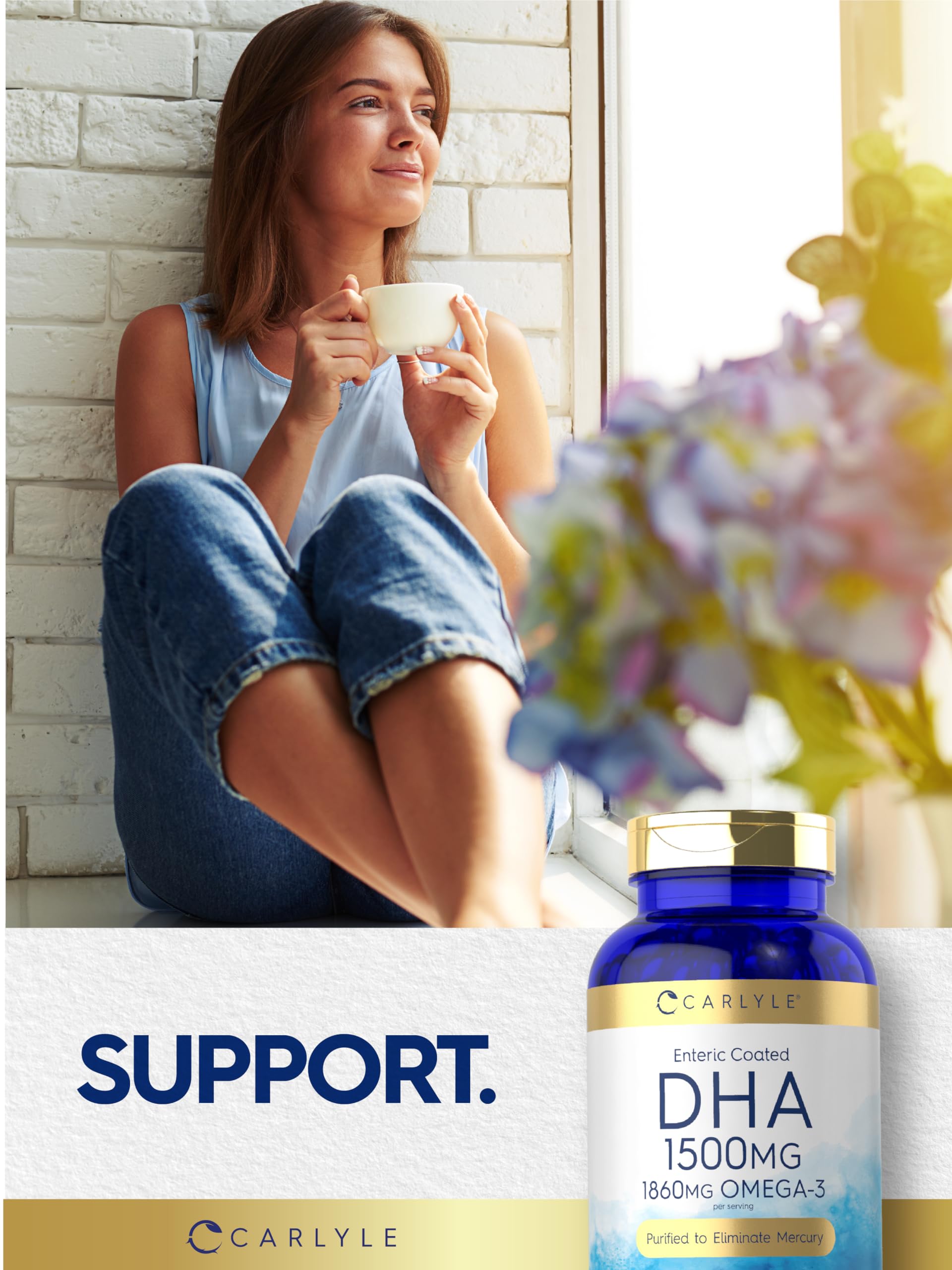 Foto 8 pulgar | Suplemento Carlyle Dha 1500 Mg 180 Cápsulas Blandas De Omega-3 Sin Ogm - Venta Internacional.