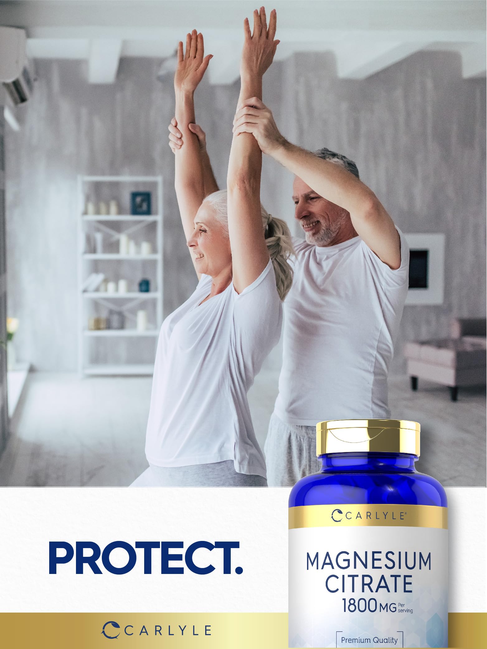 Foto 7 | Suplemento De Citrato De Magnesio Carlyle, 1800 Mg, 120 Cápsulas - Venta Internacional.