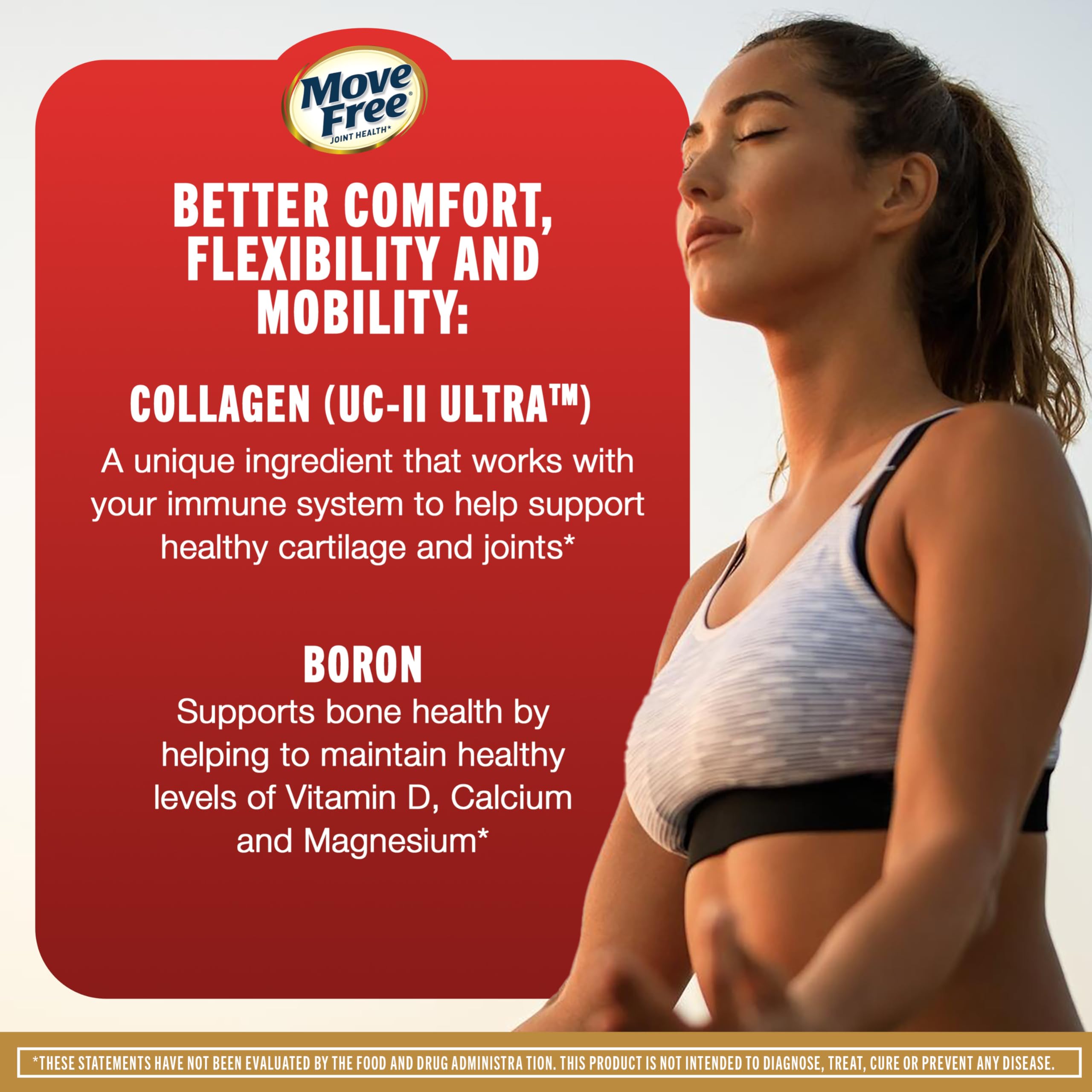 Foto 4 pulgar | Supplement Move Free Ultra Triple Action Joint Support 64 Comprimidos - Venta Internacional.