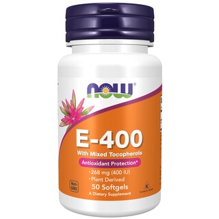 Foto 1 | Suplementos: Now Foods, Vitamina E-400 Ui, Mezcla De Tocoferoles, 50 - Venta Internacional.
