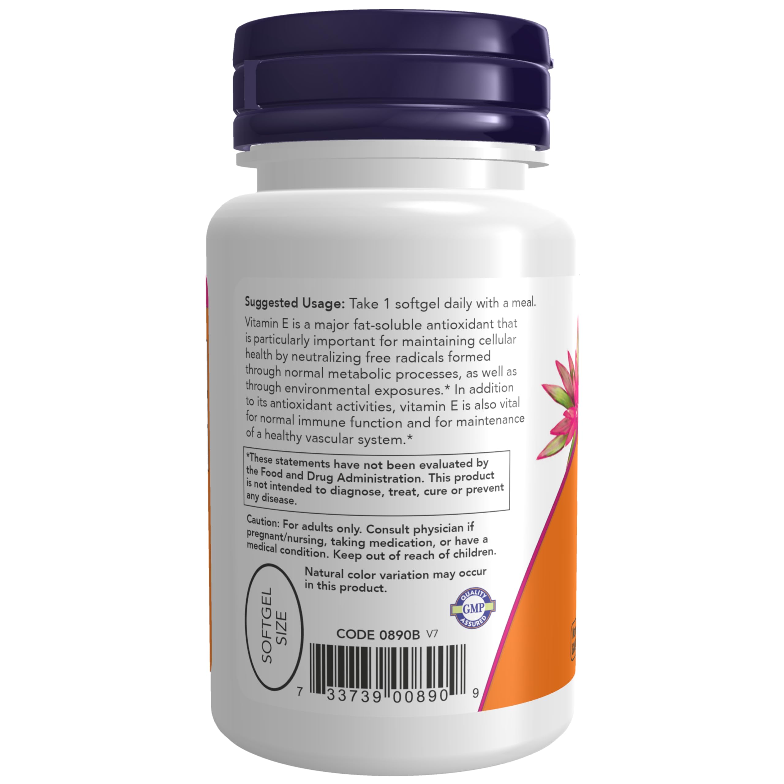 Foto 4 pulgar | Suplementos: Now Foods, Vitamina E-400 Ui, Mezcla De Tocoferoles, 50  - Venta Internacional.