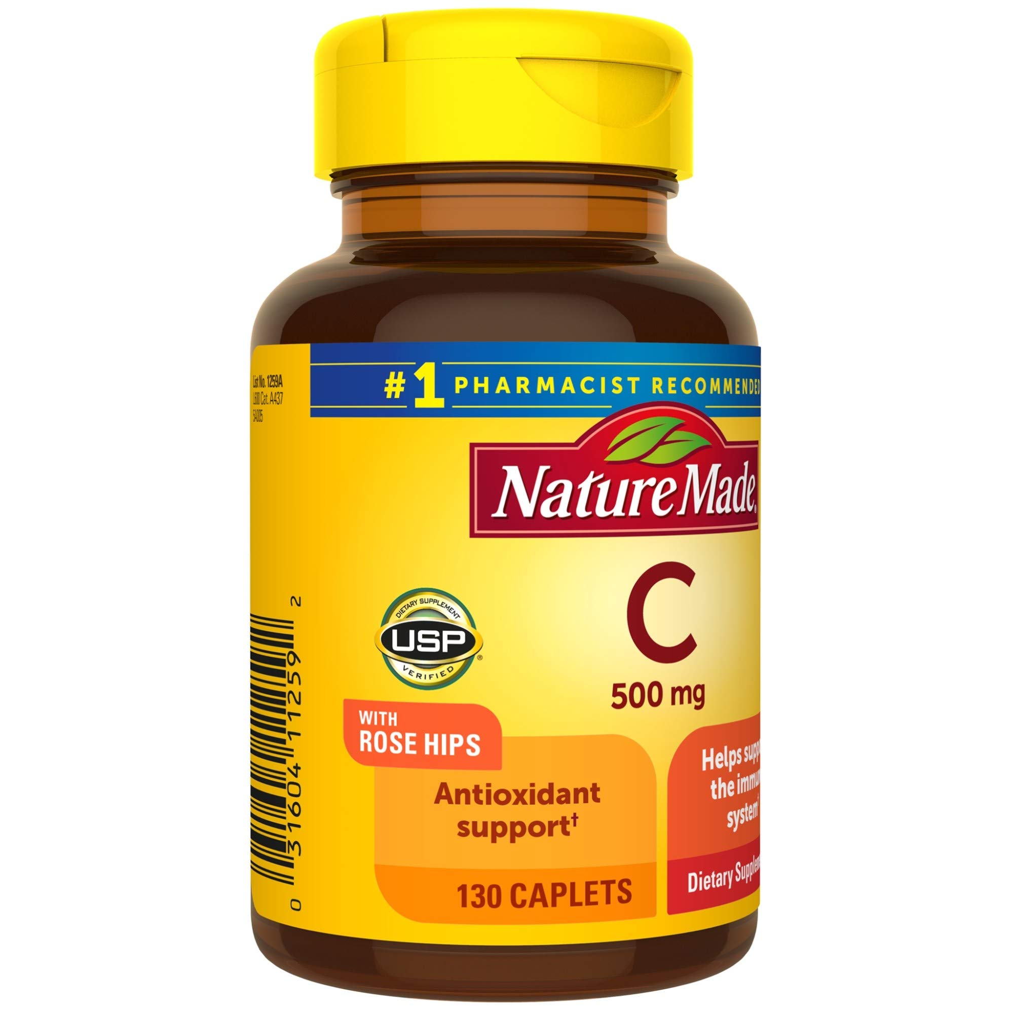 Foto 8 pulgar | Suplemento De Vitamina C Nature Made De 500 Mg Con Rosa Mosqueta, 130 Unidades - Venta Internacional.
